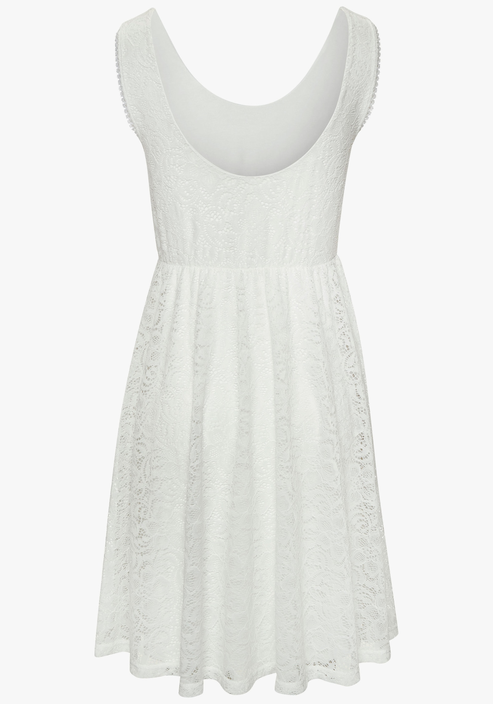 LASCANA Spitzenkleid - weiss