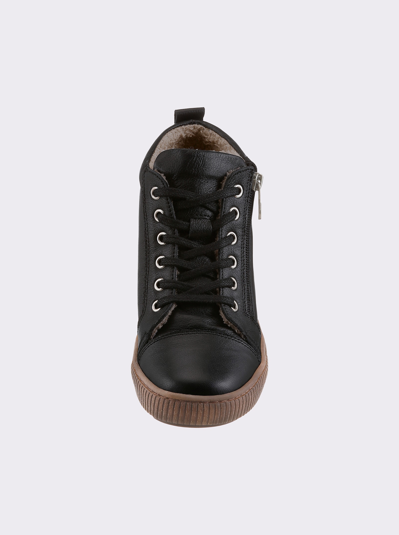 airsoft modern+ Stiefelette mit Innenfutter - schwarz