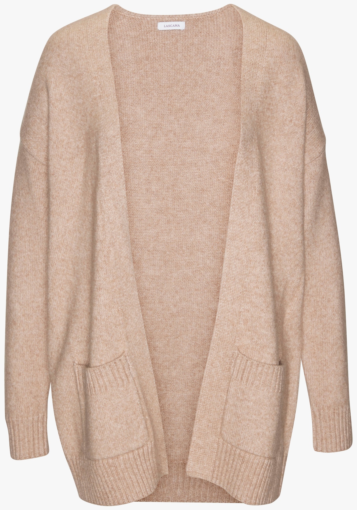 Vivance Strickjacke - beige meliert