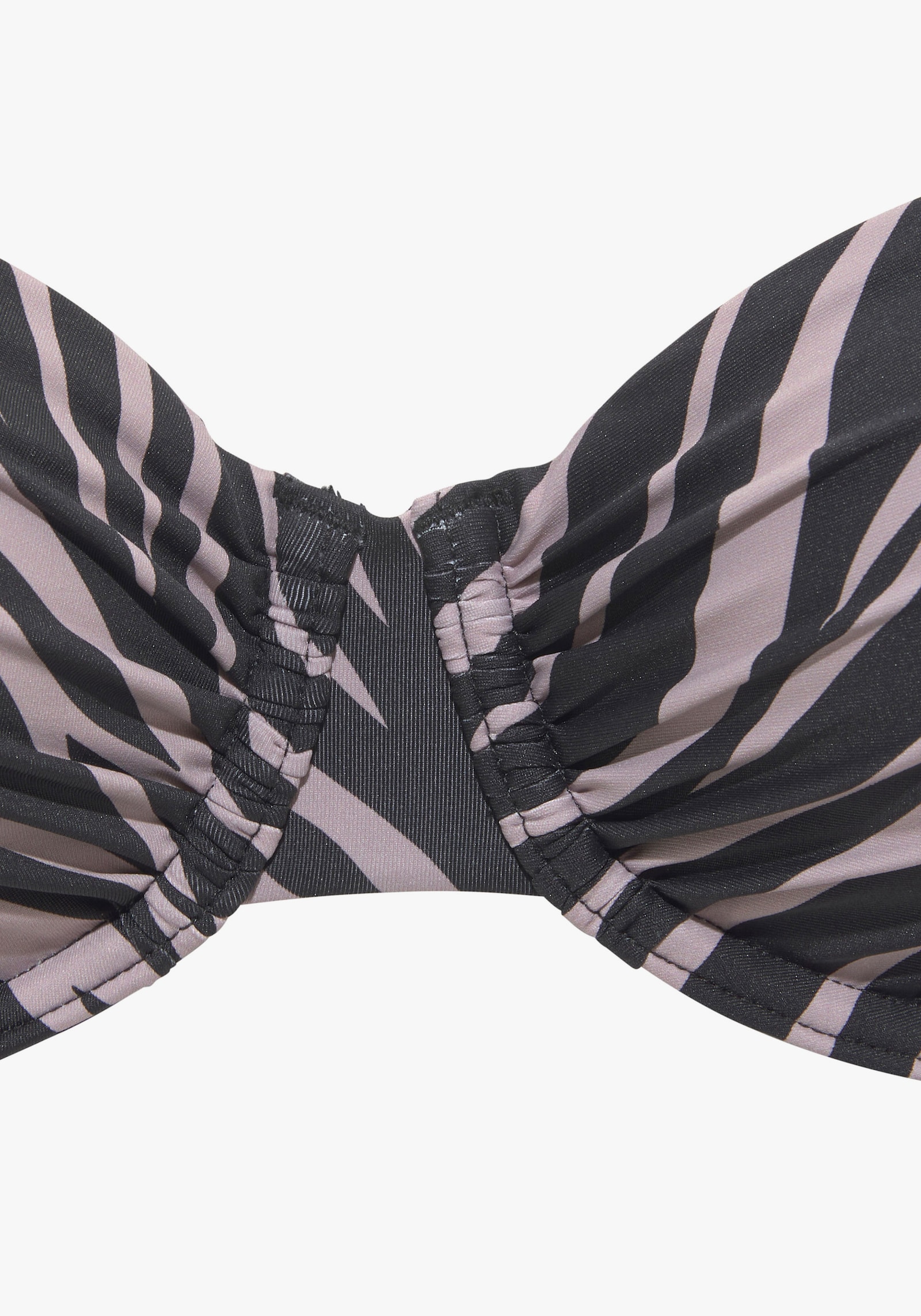 LASCANA Bügel-Bikini-Top - schwarz-bedruckt