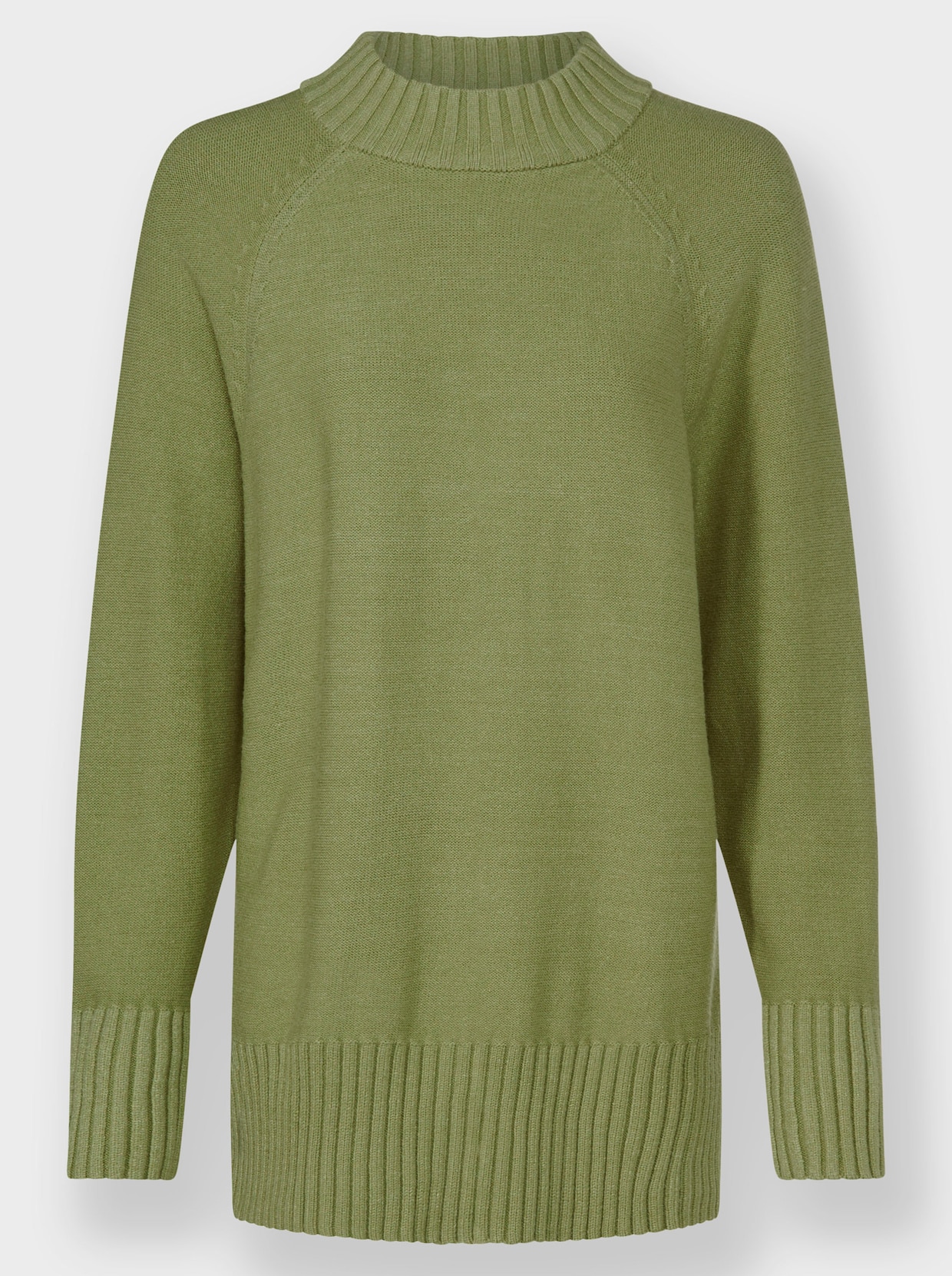 heine Gebreide pullover - rietgroen