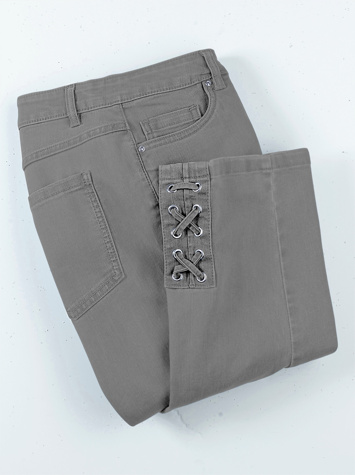3/4-Jeans - light grey-denim