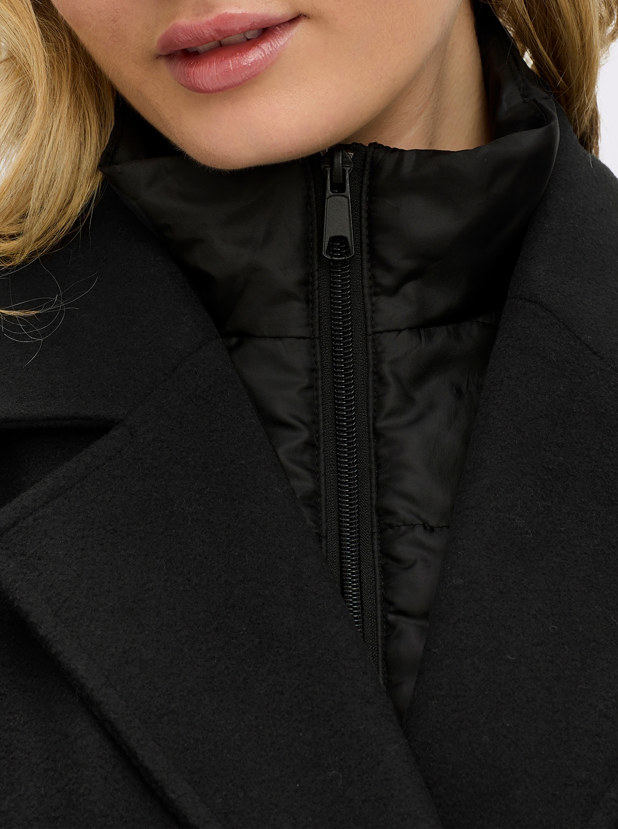 sheego Cabanjacke - schwarz