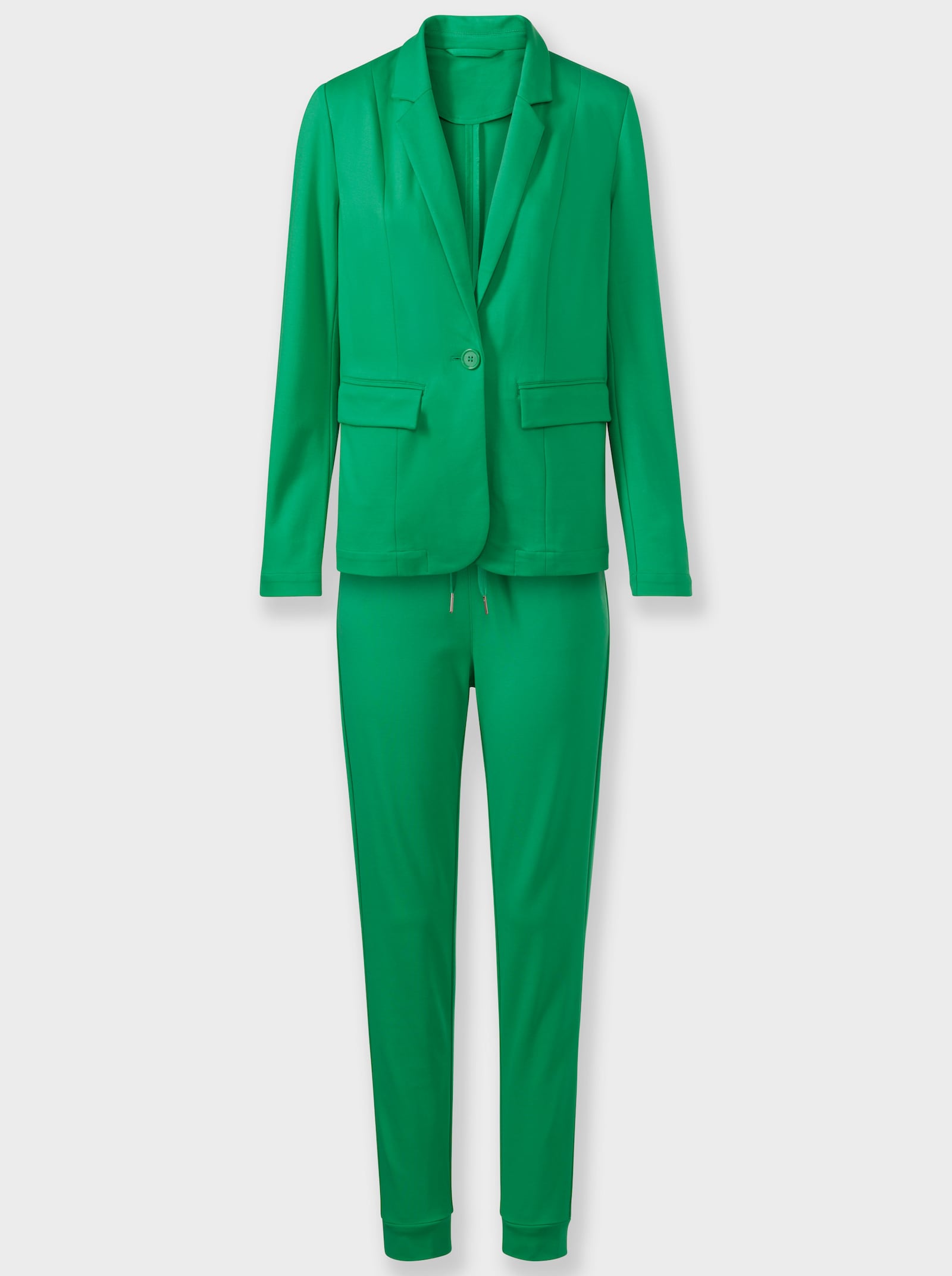 heine Hosenanzug mit 7/8-Hose - grasgrün