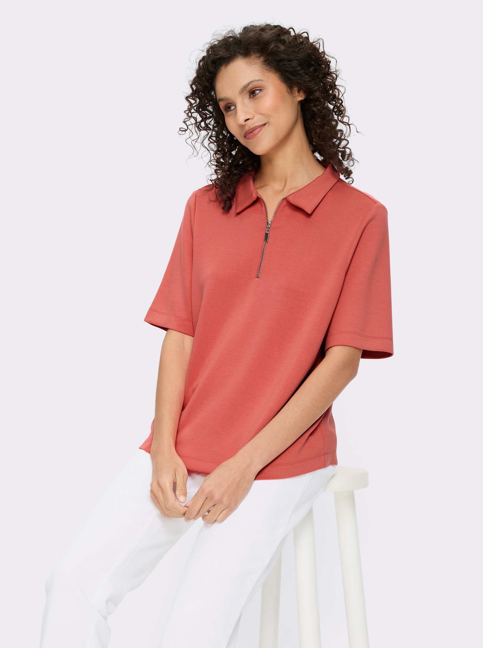 heine Poloshirt - grapefruit