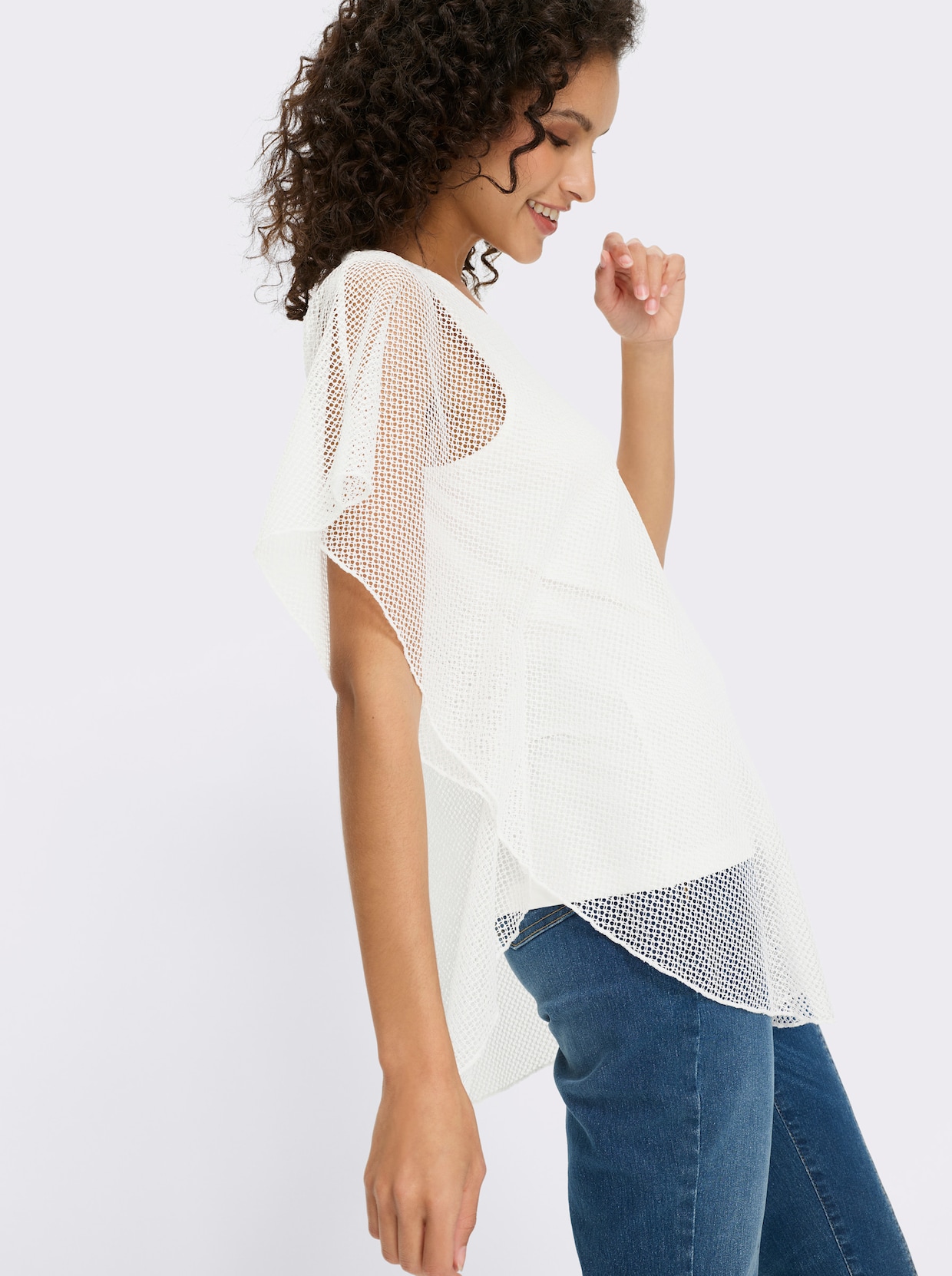 heine T-shirt à manches courtes - écru