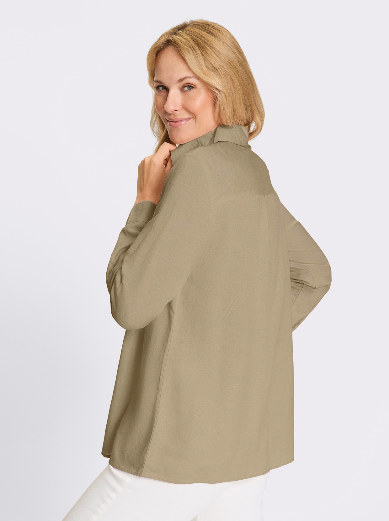 Longbluse - beige