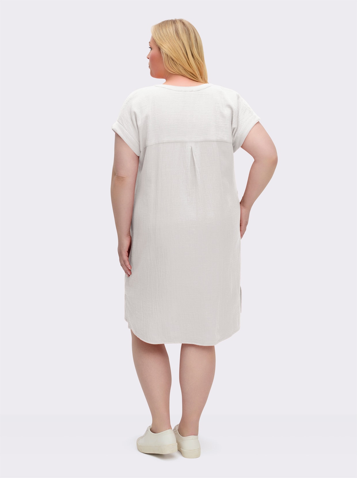 Sommerkleid in Musselin-Qualität - weiß