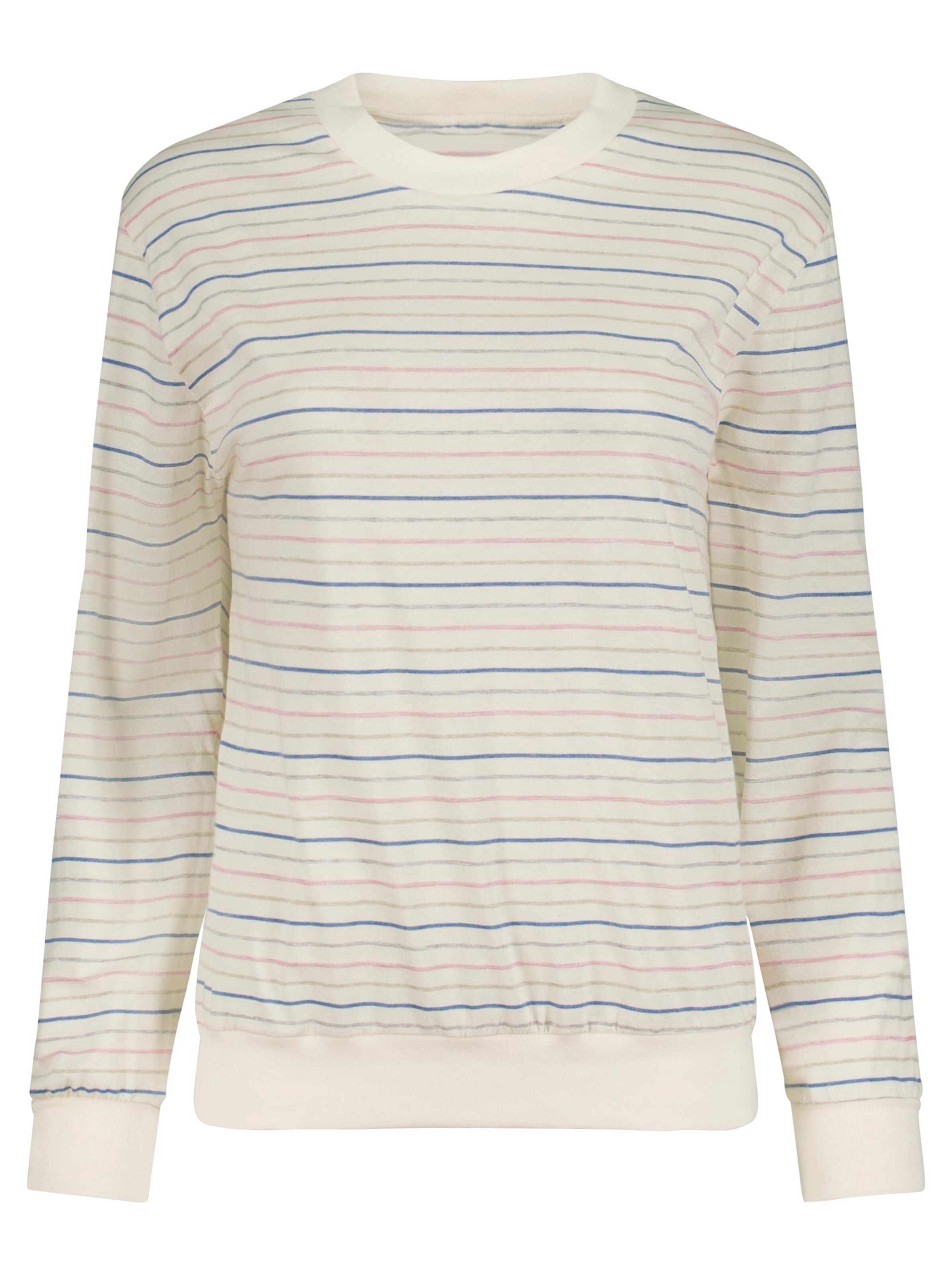 götting Schlafanzug - natur-geringelt