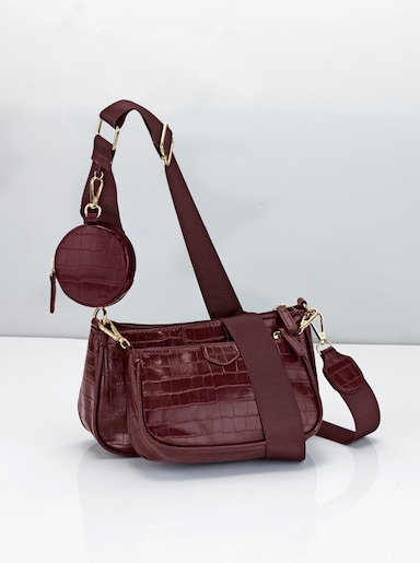 Handtaschen-Set, 3-tlg. - rot