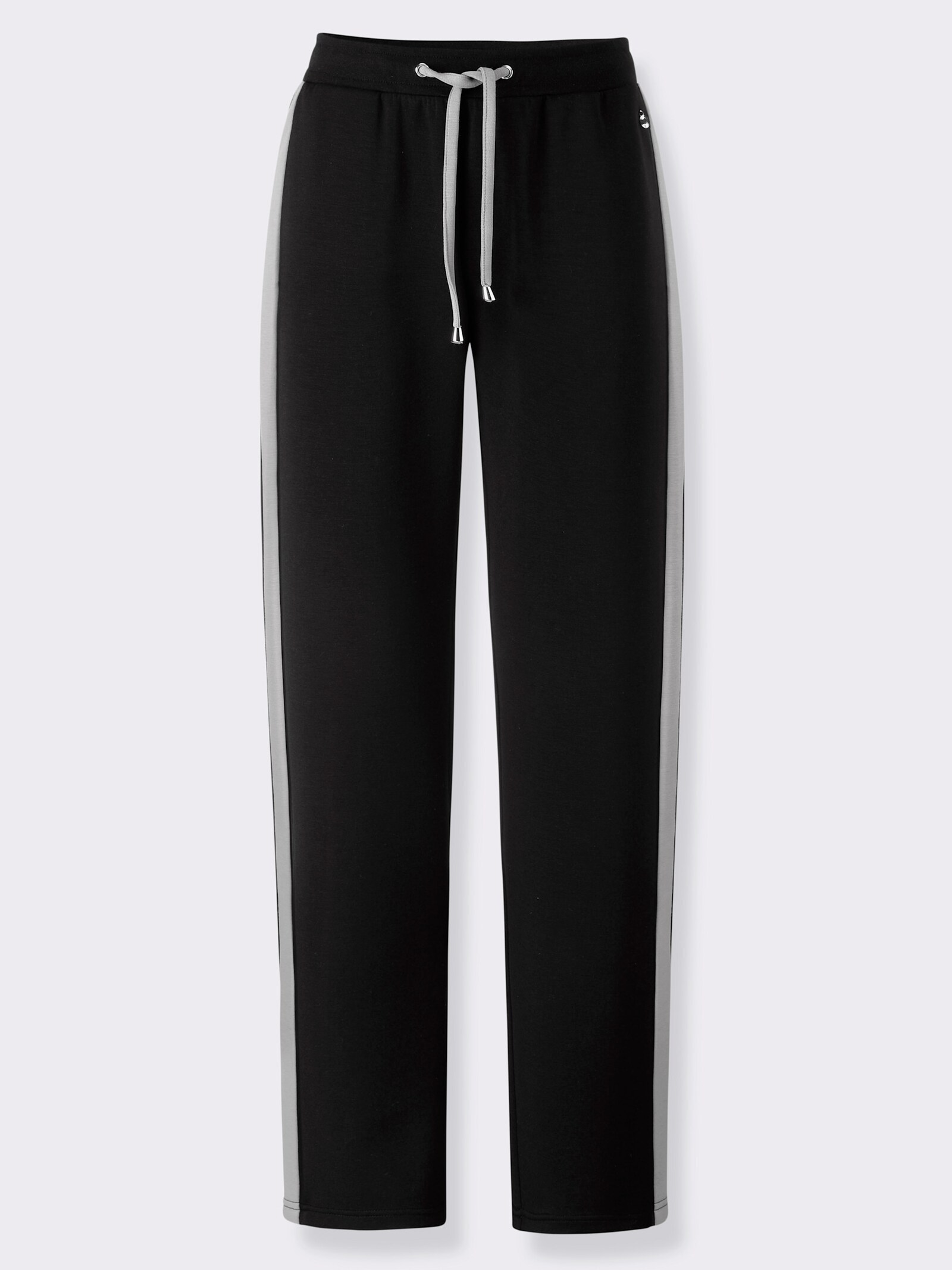 CREATION L PREMIUM Modal-Mix-Hose - schwarz-steingrau