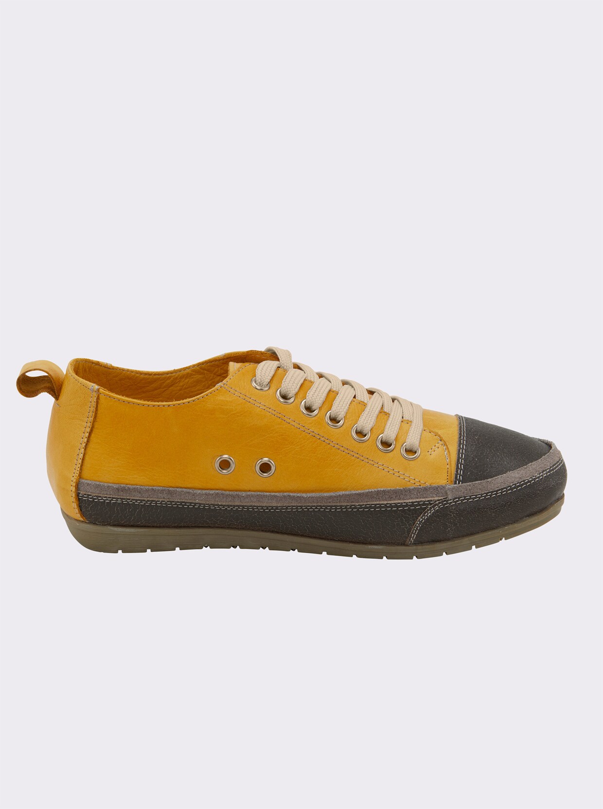 Sneaker - geel/taupe