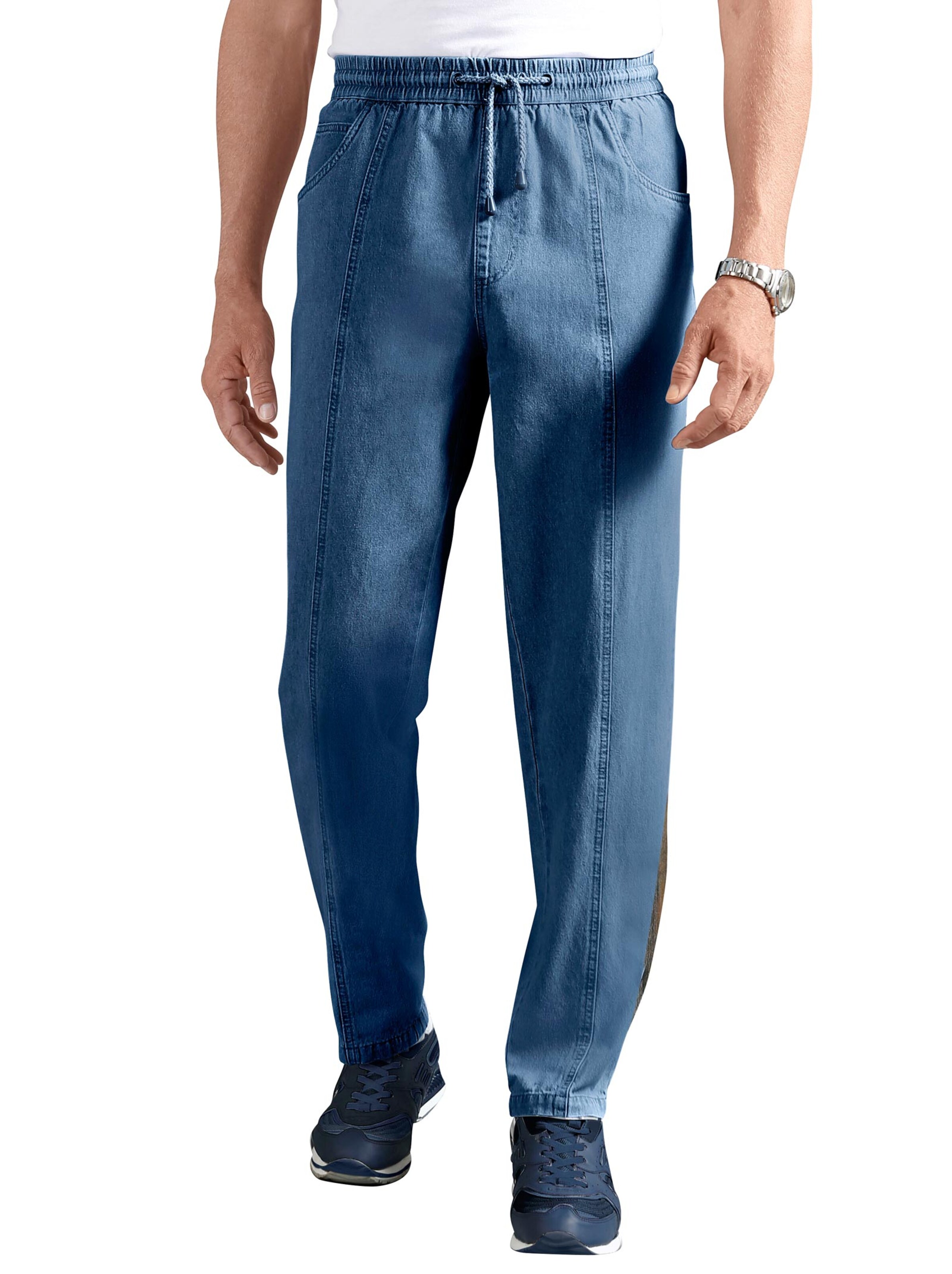 Schlupfjeans - blue-stone-washed