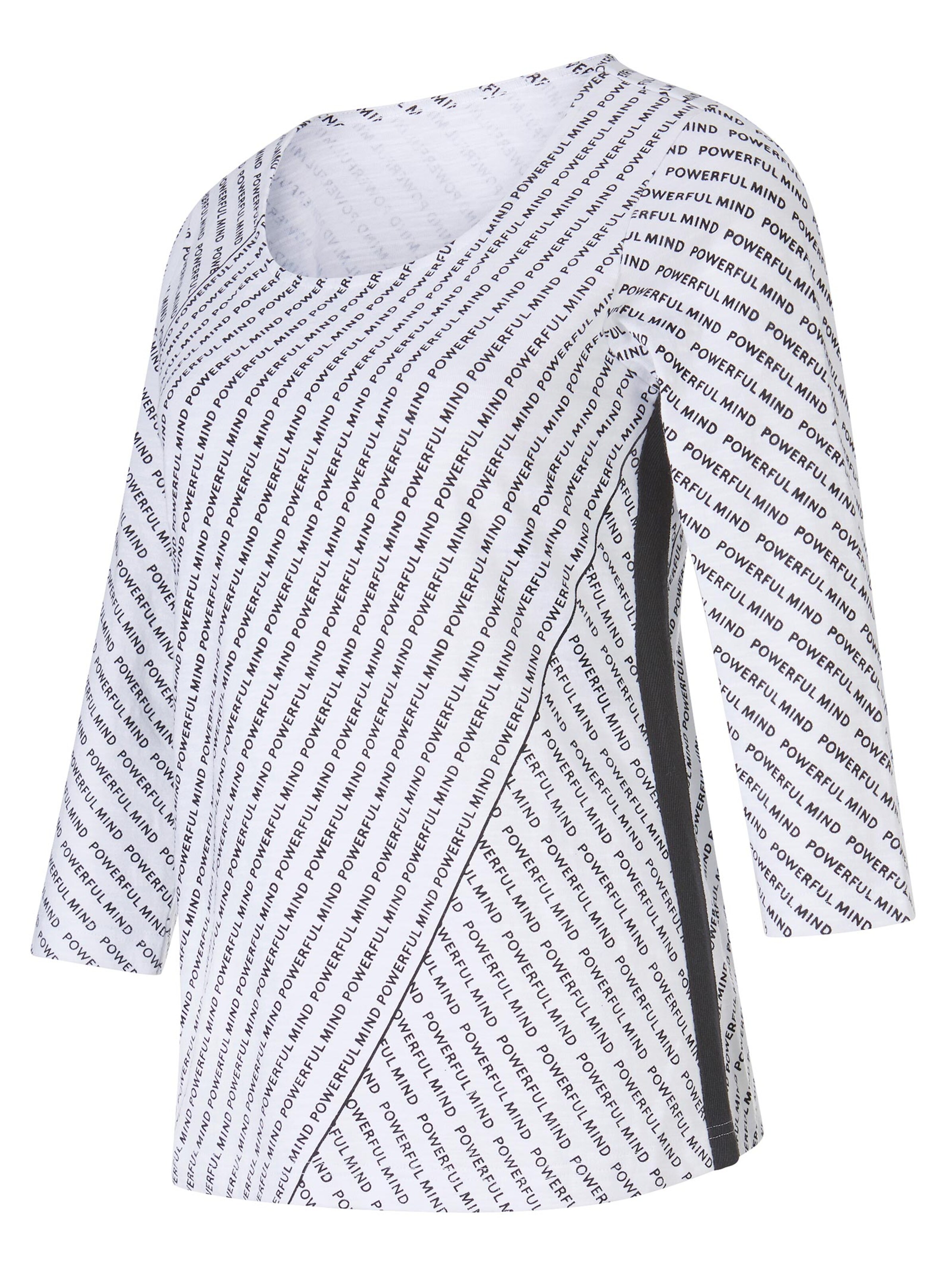 Shirt - weiß-schwarz