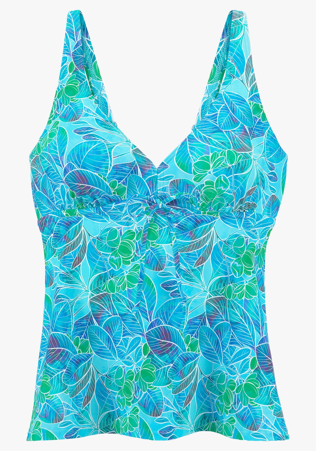 Sunseeker Beugeltanktop - turquoise bedrukt