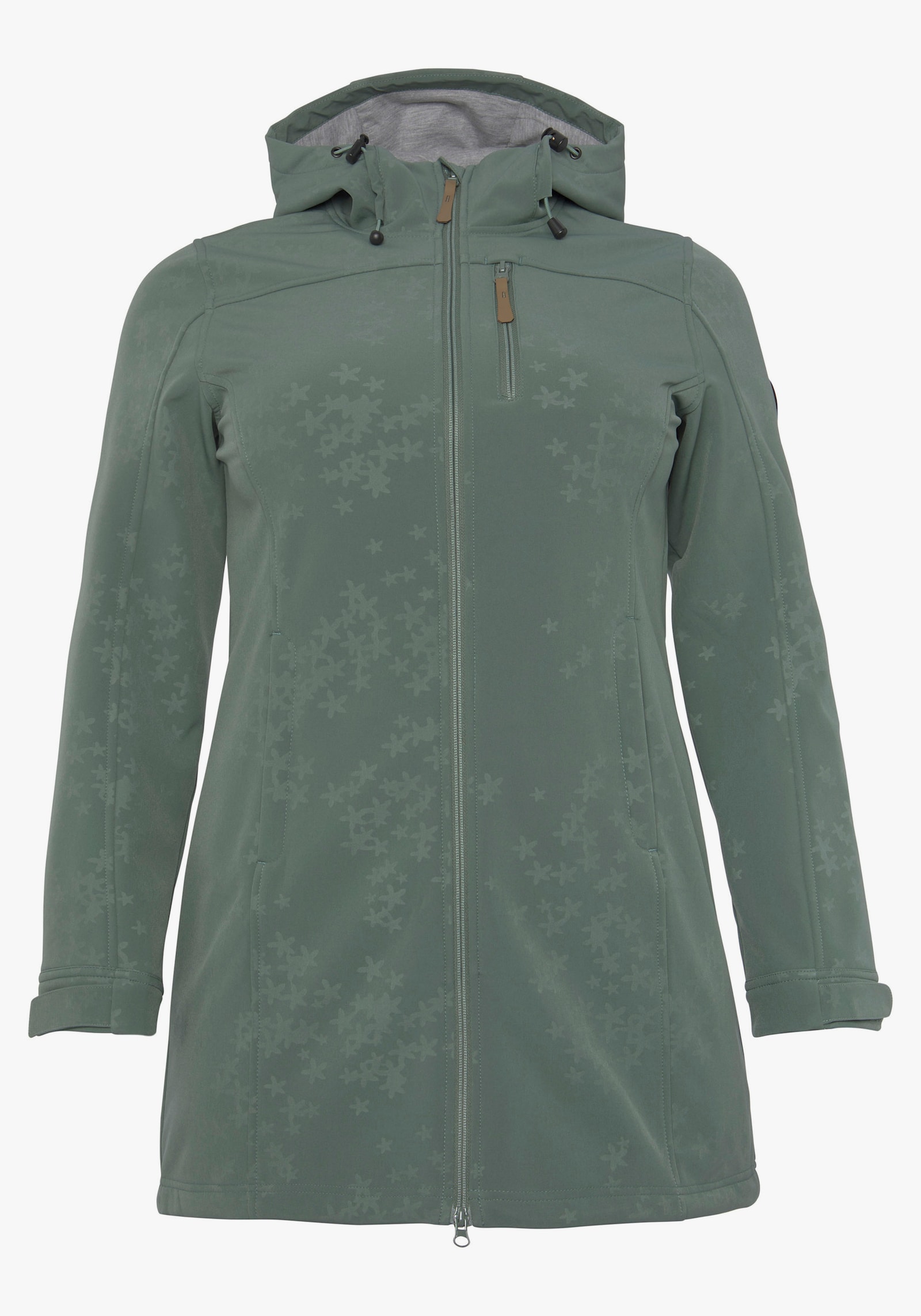 Polarino Softshellmantel - dunkelgrün