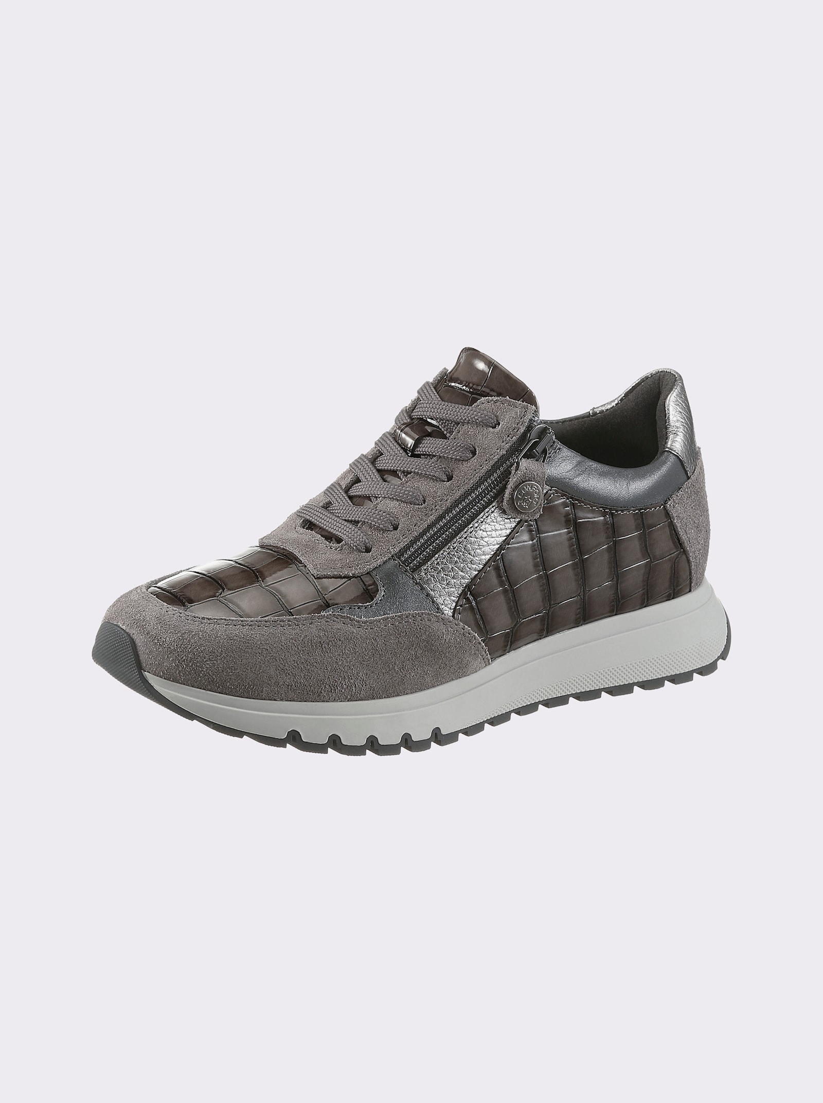 airsoft modern+ Sneaker mit Metallic-Akzenten - taupe