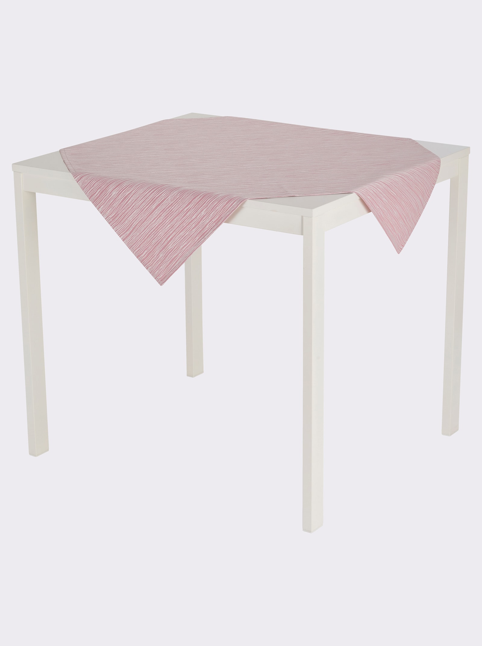 Tafelkleed met lijnenpatroon, onderhoudsarm - roze