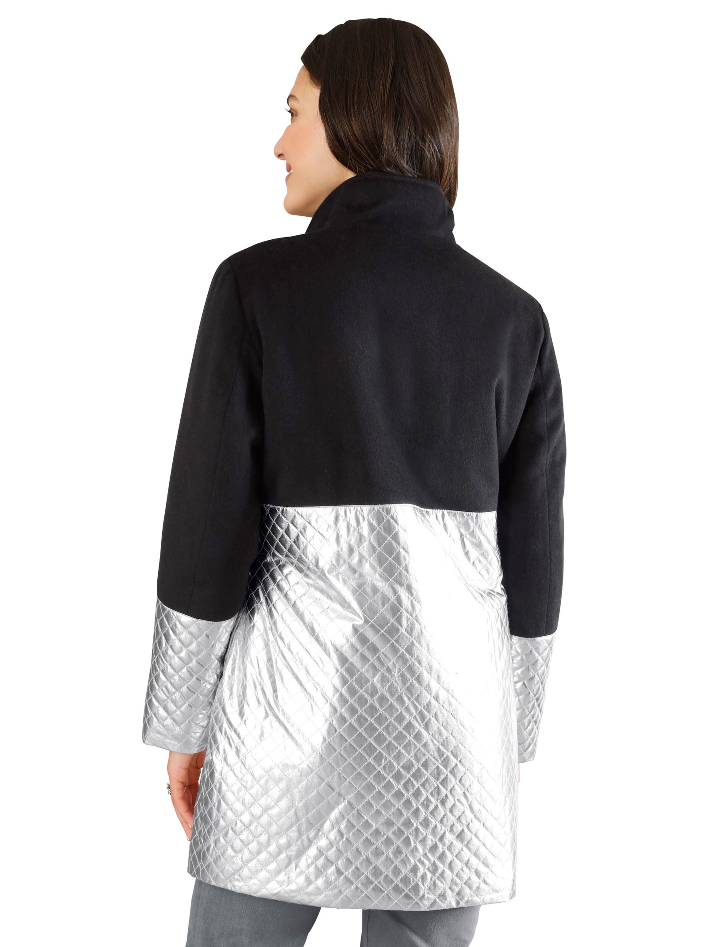 Jacke - schwarz-silberfarben