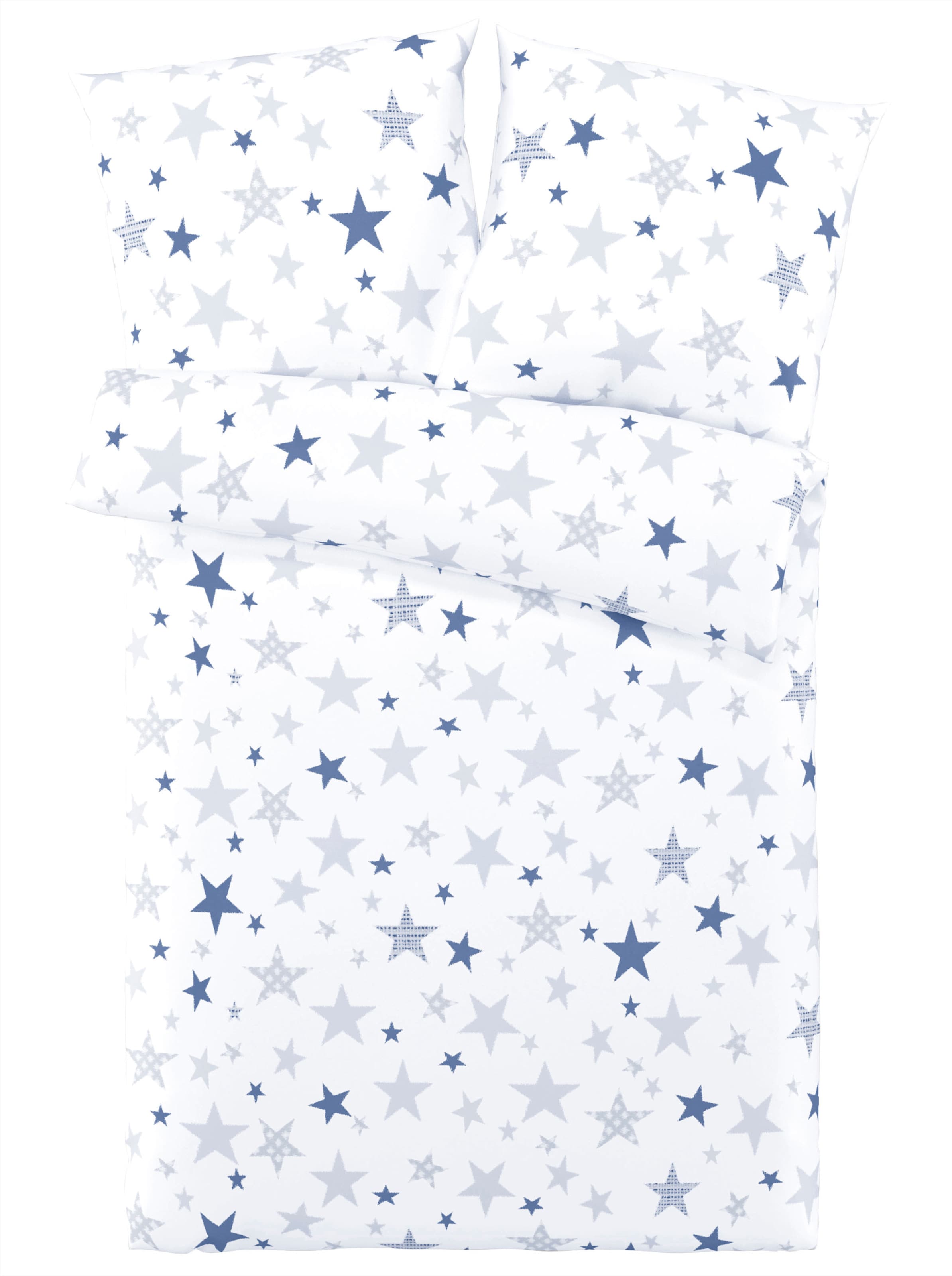 Bed Home günstig Kaufen-Bettwäsche in ecru-bedruckt von wäschepur. Bettwäsche in ecru-bedruckt von wäschepur <![CDATA[Wunderschöne Bettwäsche von wäschepur home mit Sternenmuster. Der praktische Reißverschluss erleichtert das Betten beziehen.]]>. 