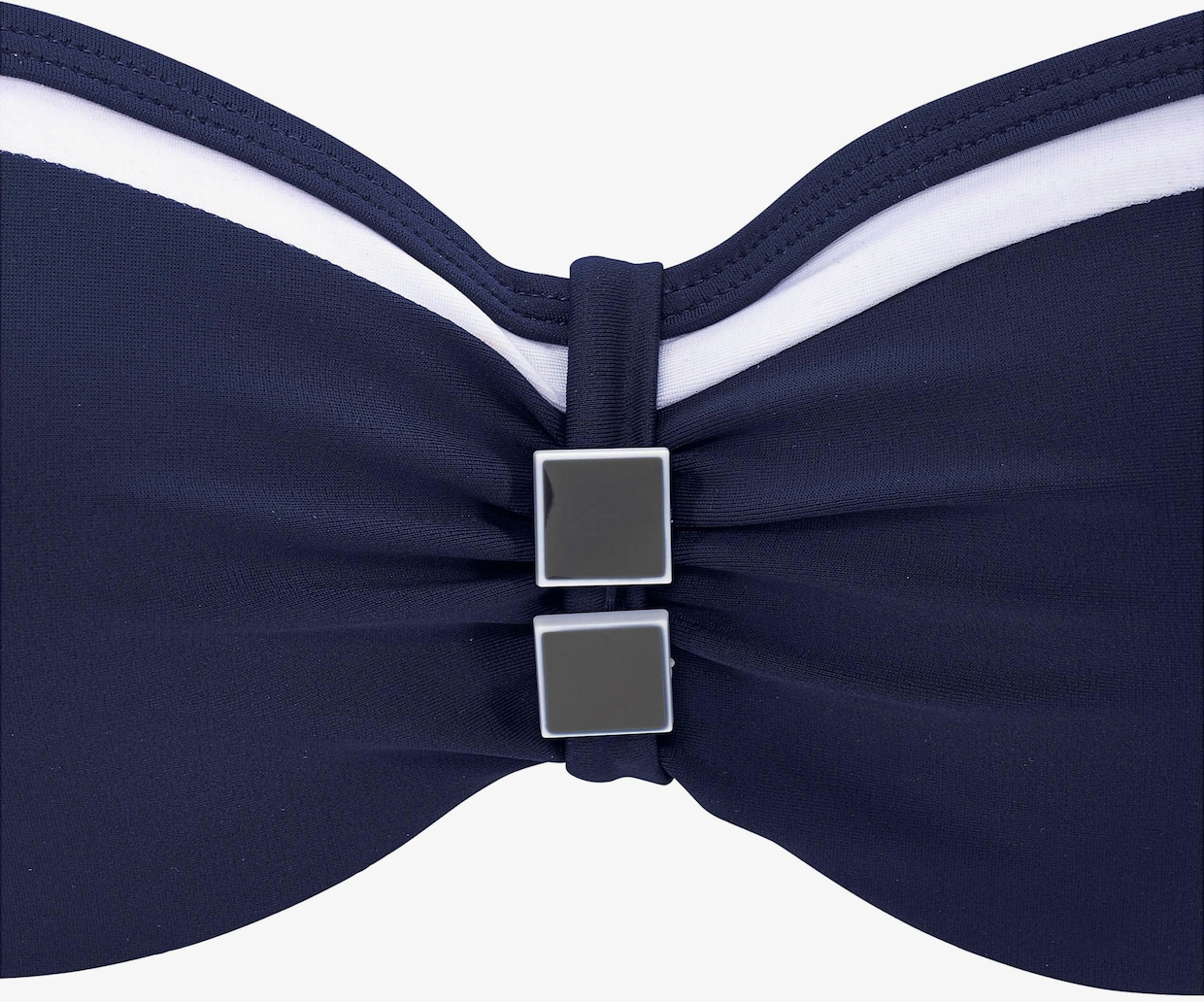 LASCANA Bandeaubikini met beugel - marine