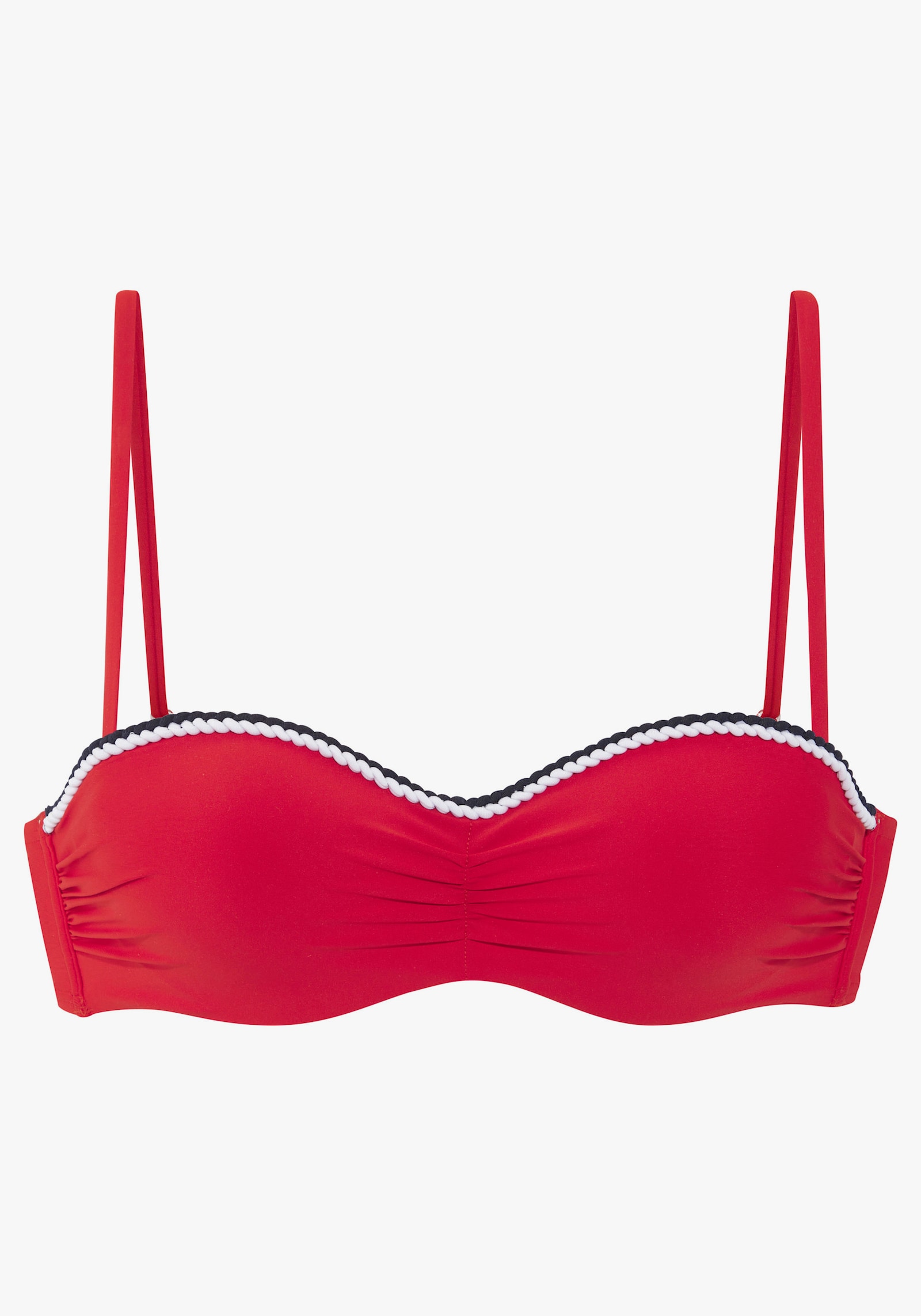 s.Oliver Bügel-Bandeau-Bikini-Top - rot