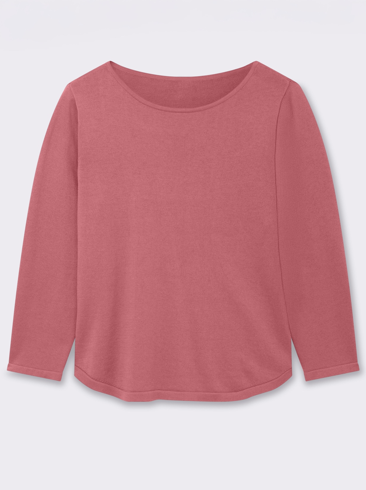 Rundhalspullover mit U-Boot-Ausschnitt - erika