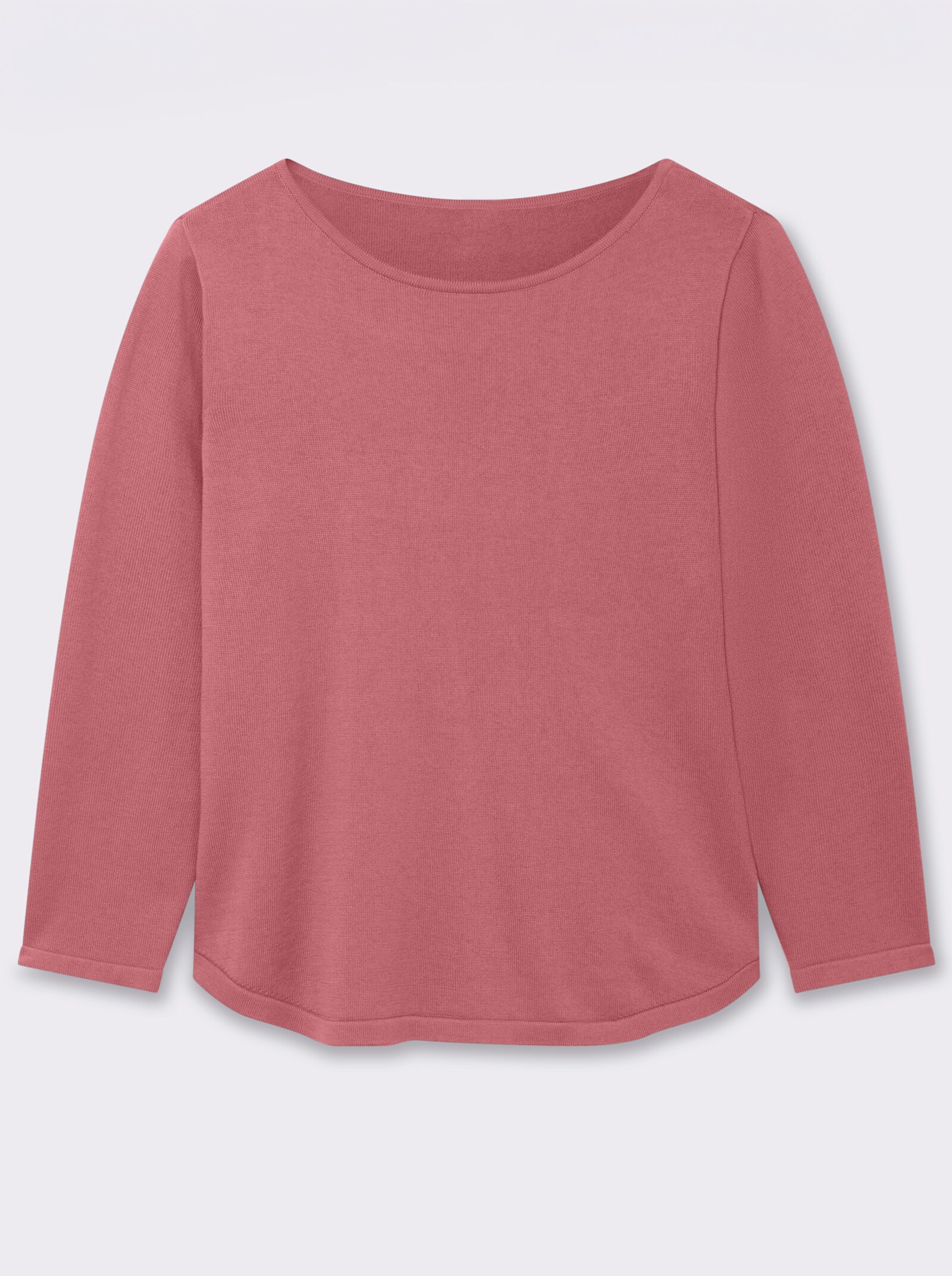 Rundhalspullover mit U-Boot-Ausschnitt - erika