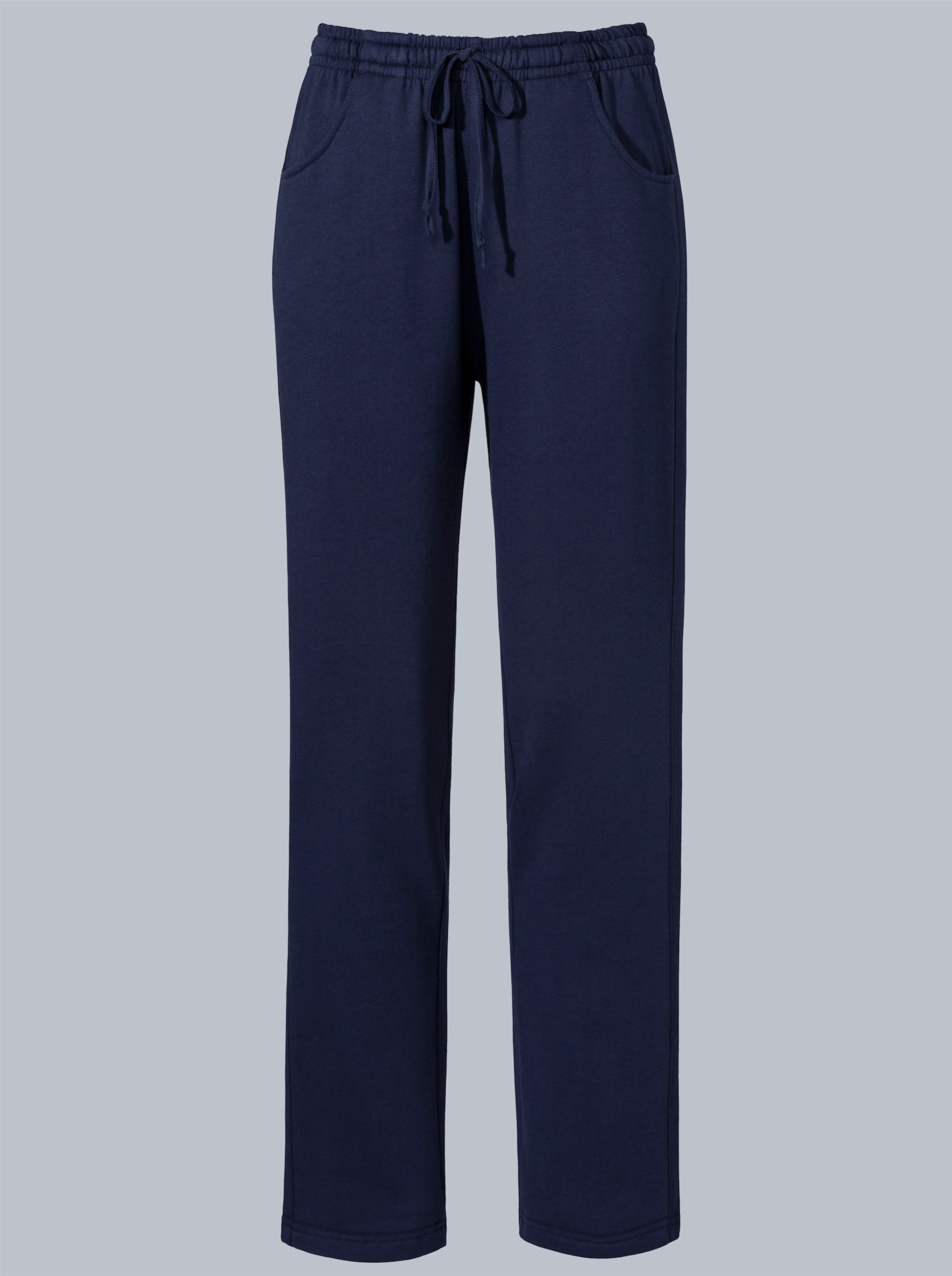 Damen Jerseyhose mit Tunnelzug und Bindeband marine, Größe 24 - Bild 2