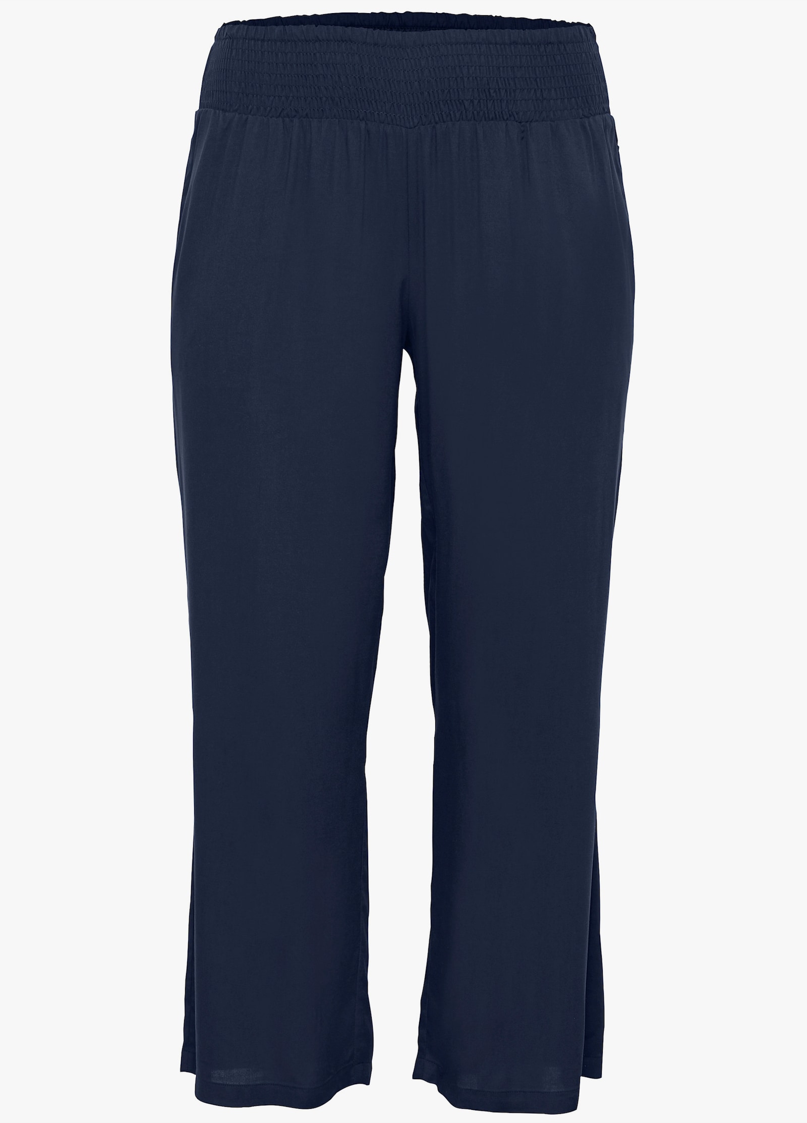 sheego Schlupfhose mit weitem Bein - marine