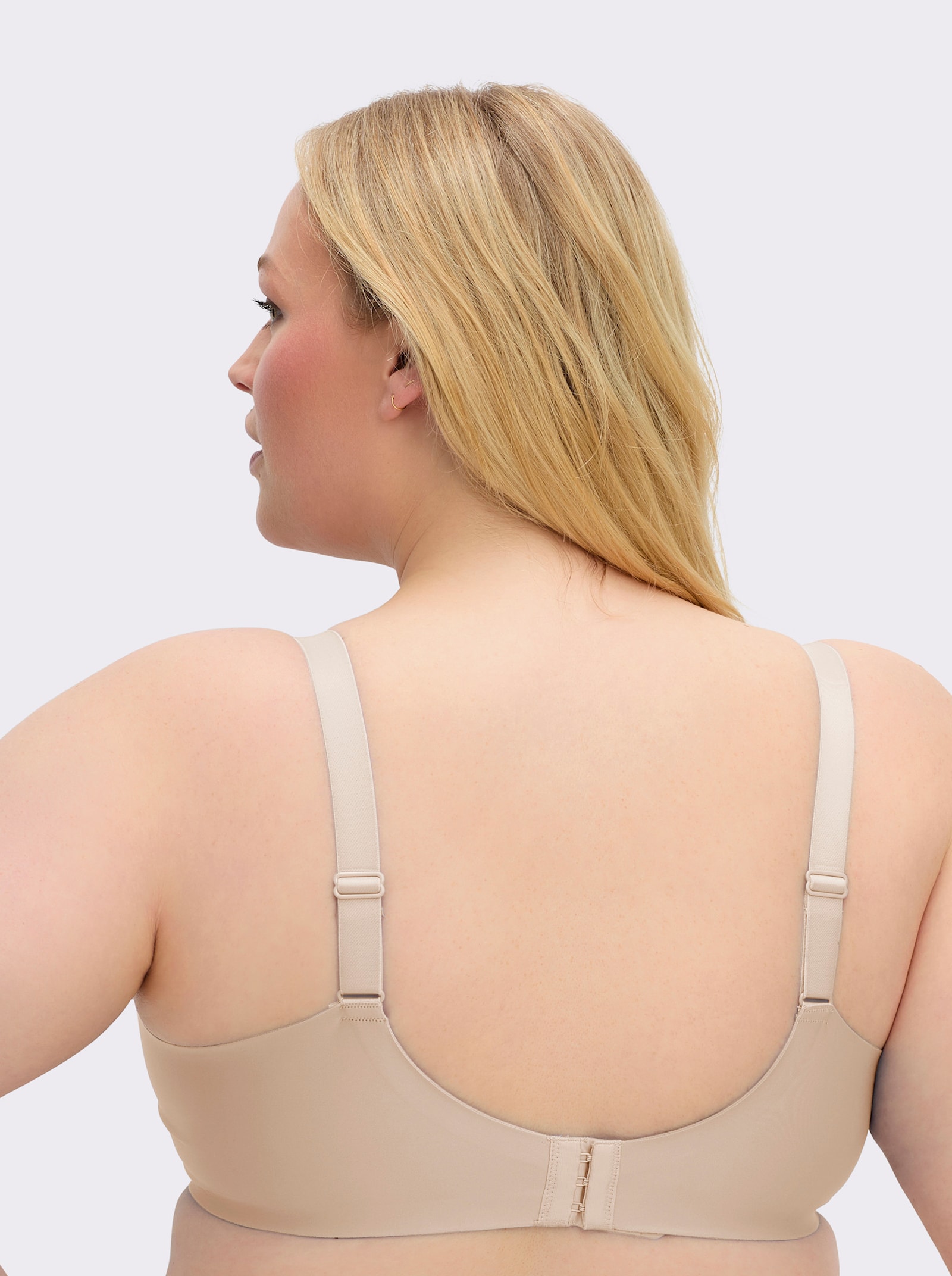 Naturana T-Shirt-BH ohne Bügel - elfenbein