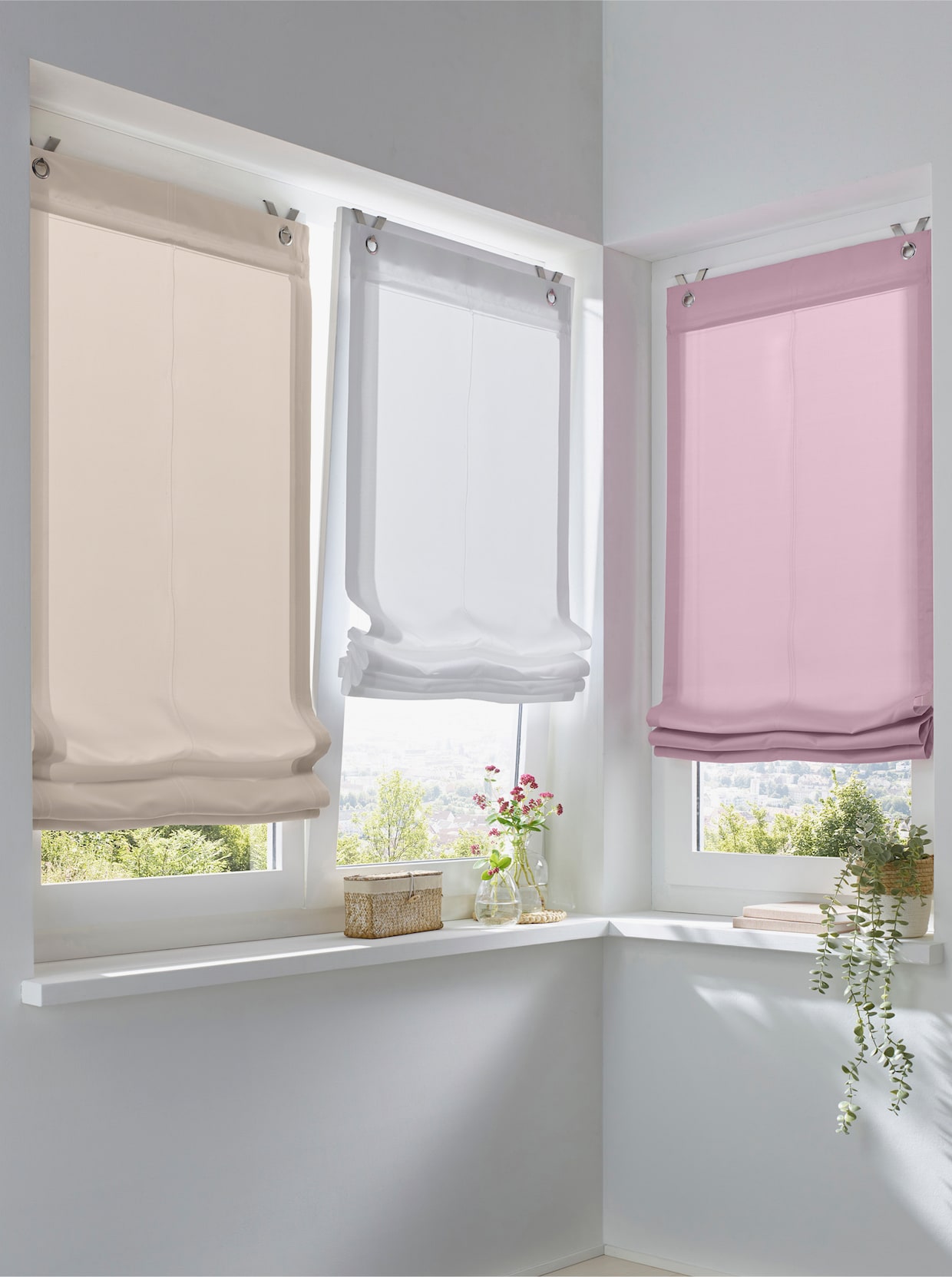 heine home Raffrollo - mauve