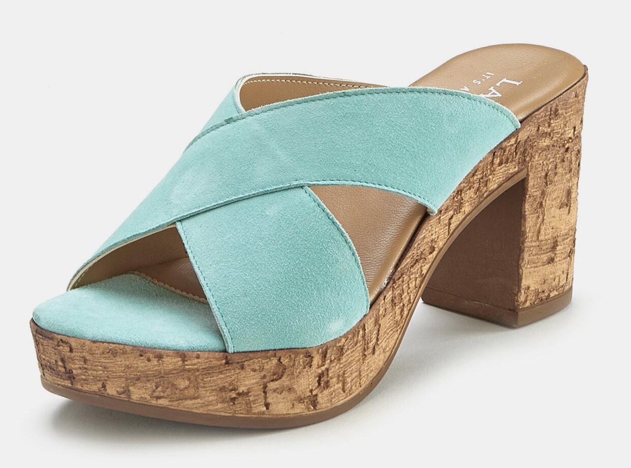 LASCANA Slippers - turquoise
