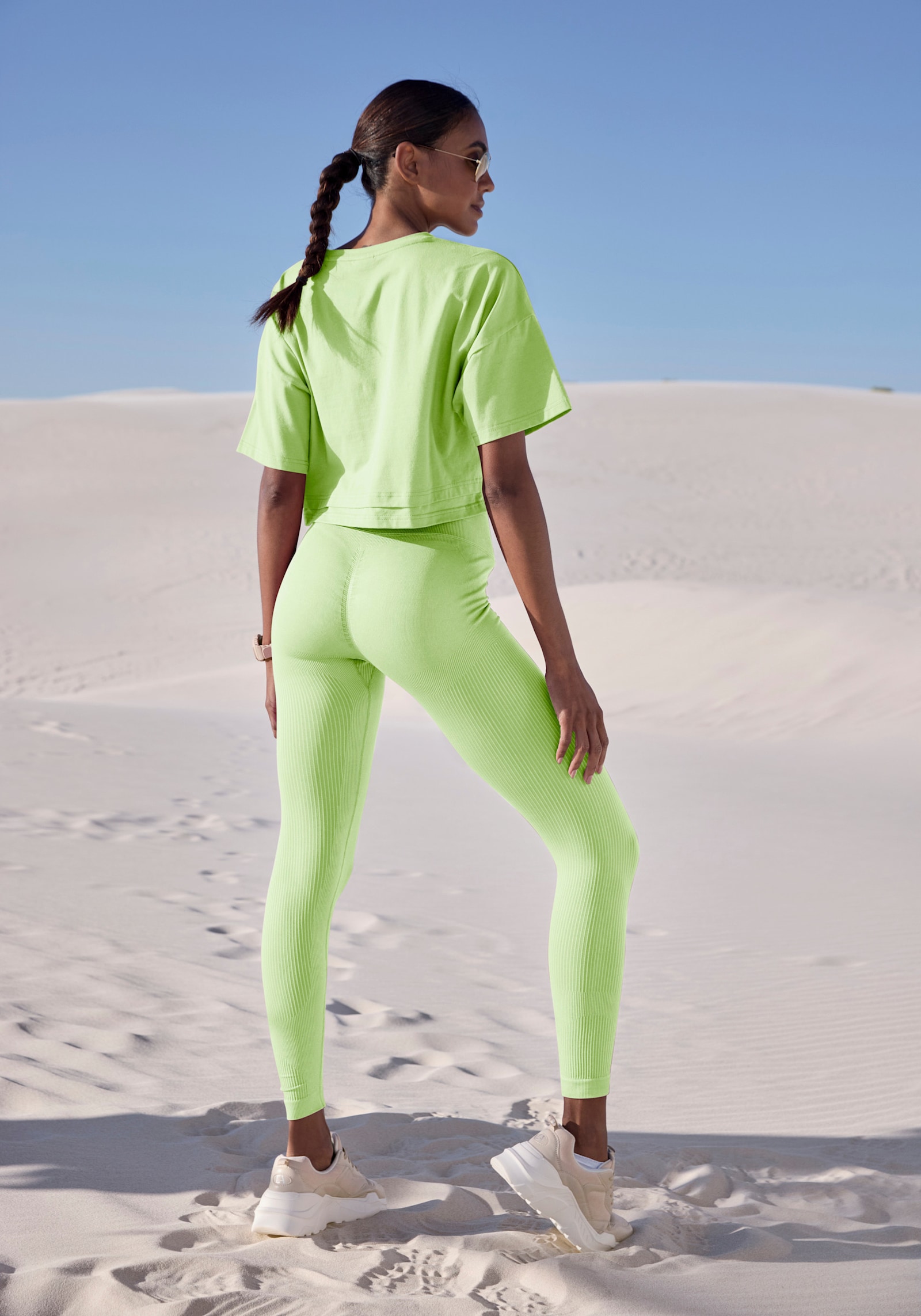 LASCANA Kurzarmshirt - lime