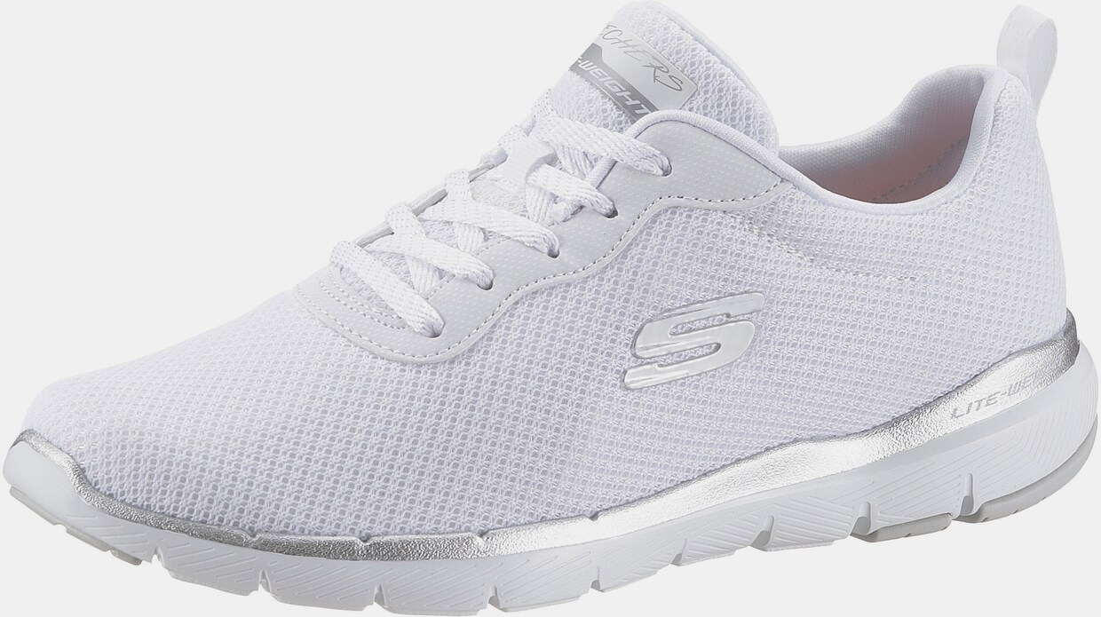 Skechers Sneaker - offwhite/zilverkleurig