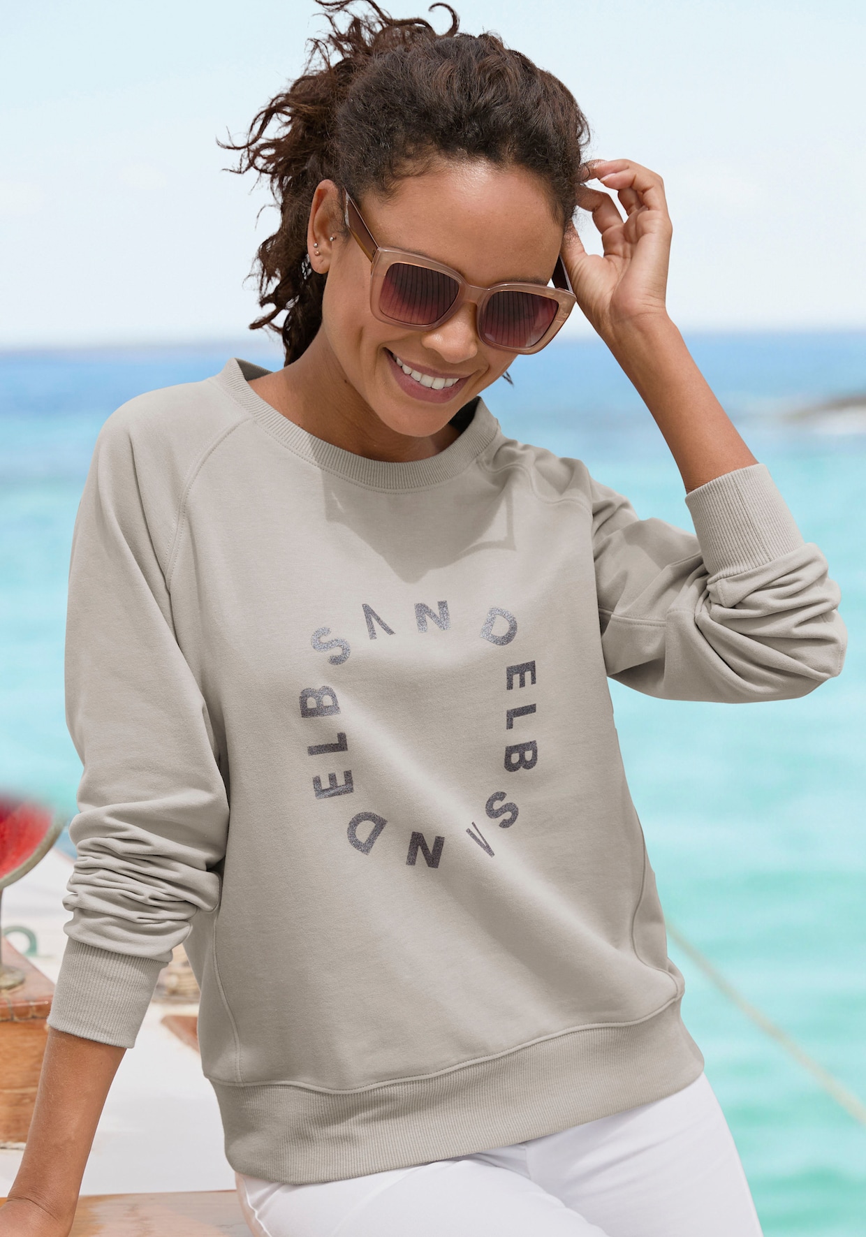 Elbsand Sweatshirt - taupe