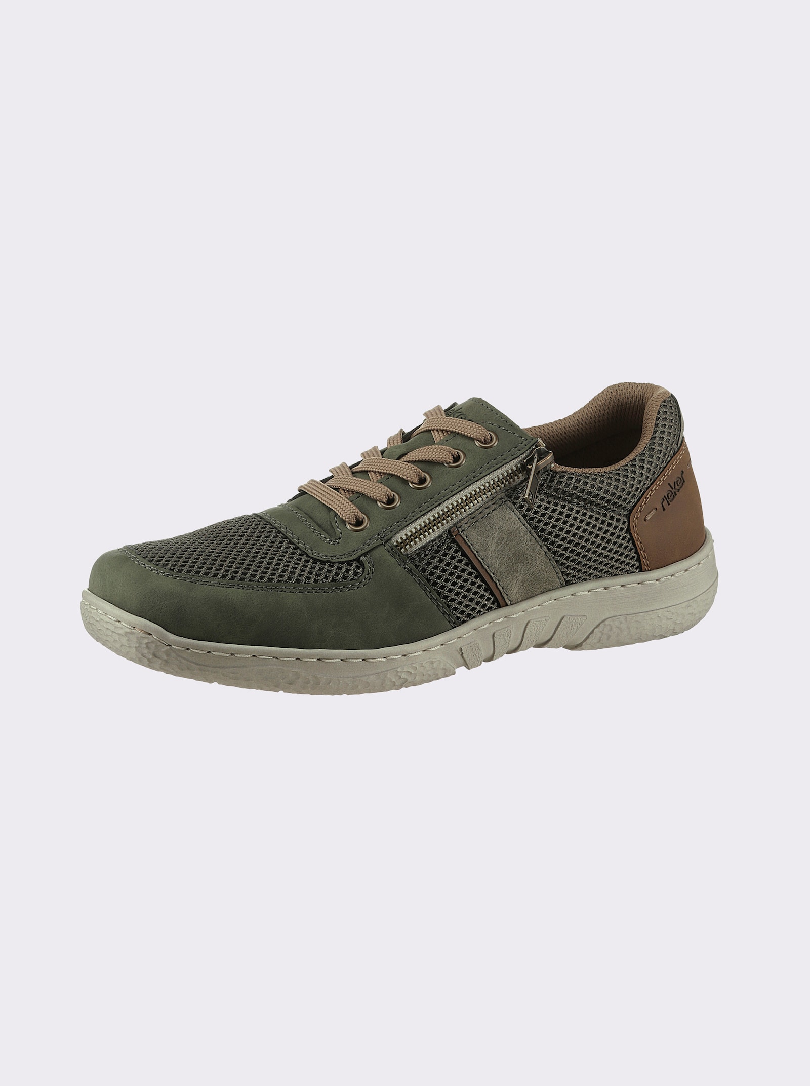 Rieker Schnürschuh von Rieker - khaki