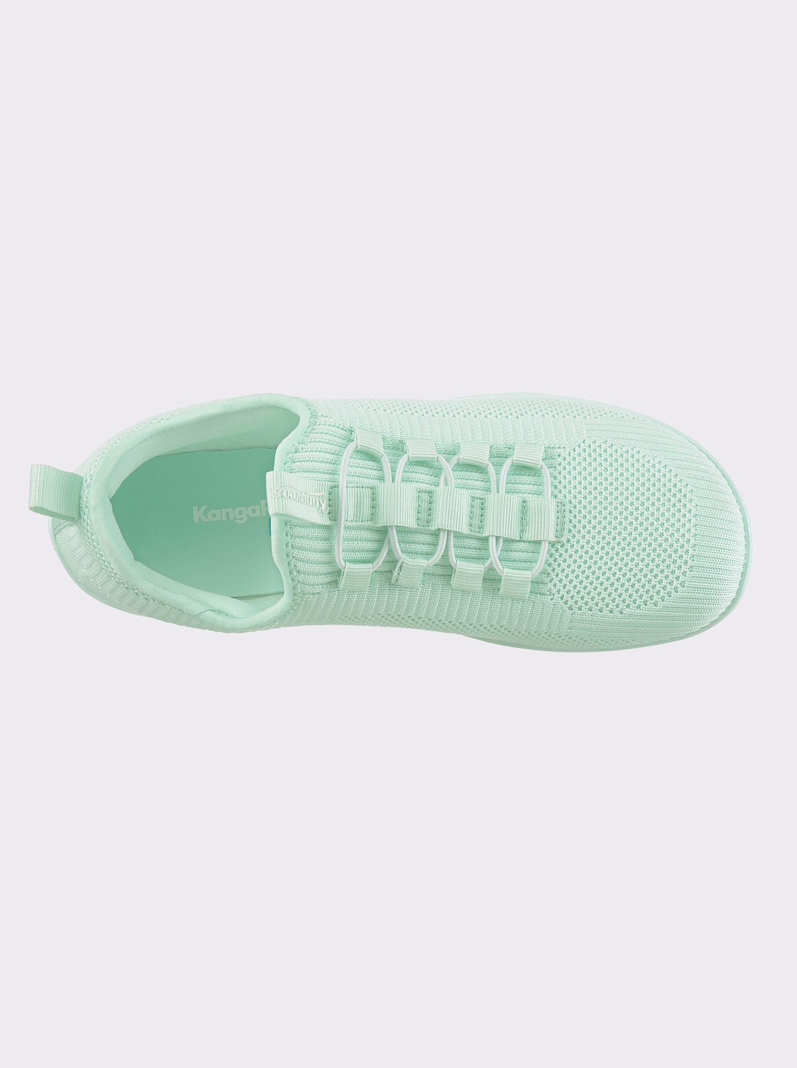 KangaROOS Sneaker met platte rubberen zool - mint