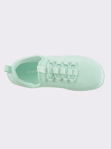 KangaROOS Sneaker mit flacher Gummi-Laufsohle - mint