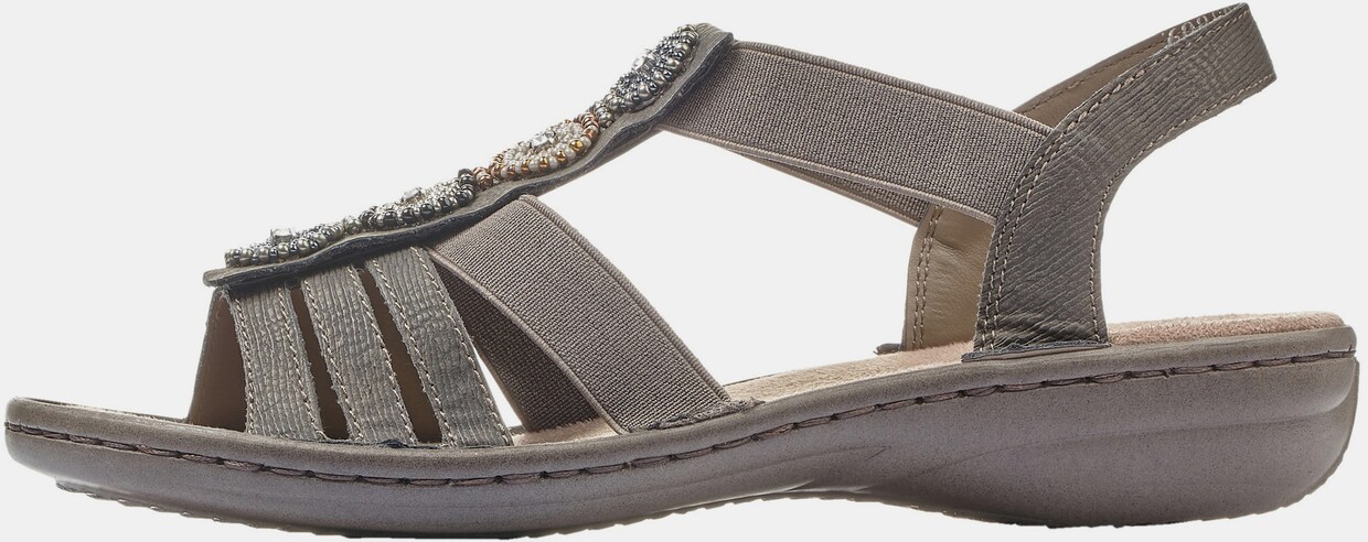Rieker Sandaal met riempjes - grijs