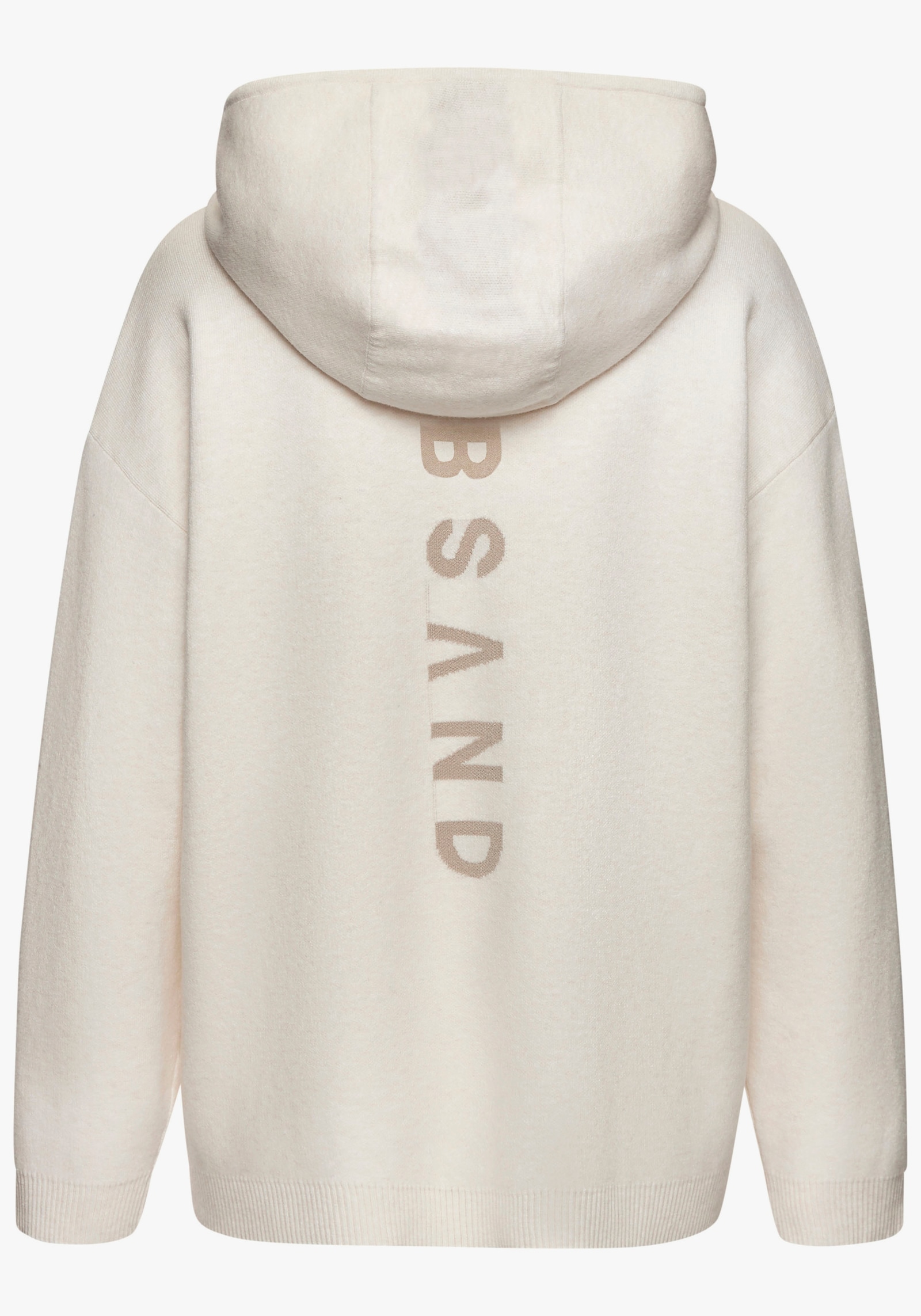 Elbsand Hoodie - wollweiss meliert