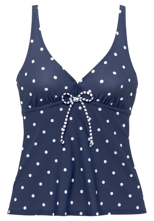 s.Oliver BügelTankiniTop in marineweiß heine
