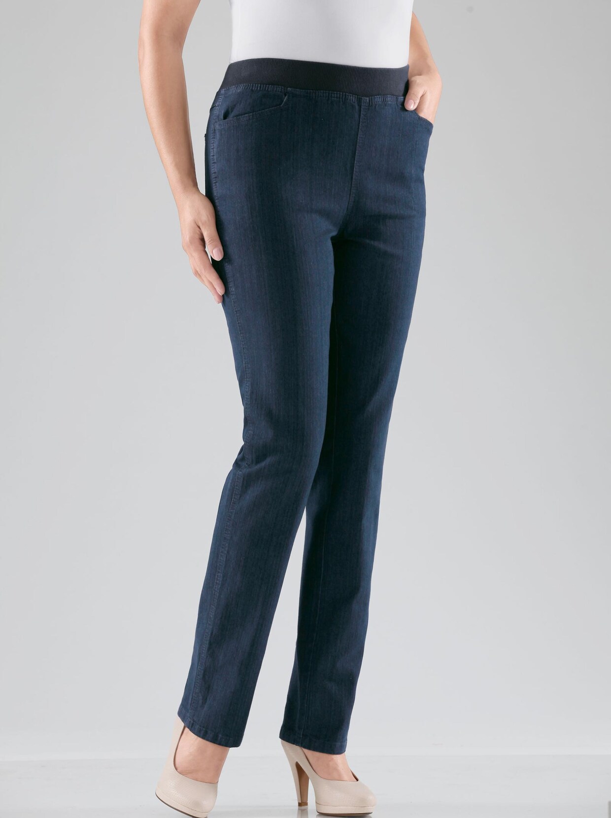 Stretch-Jeans - dark blue