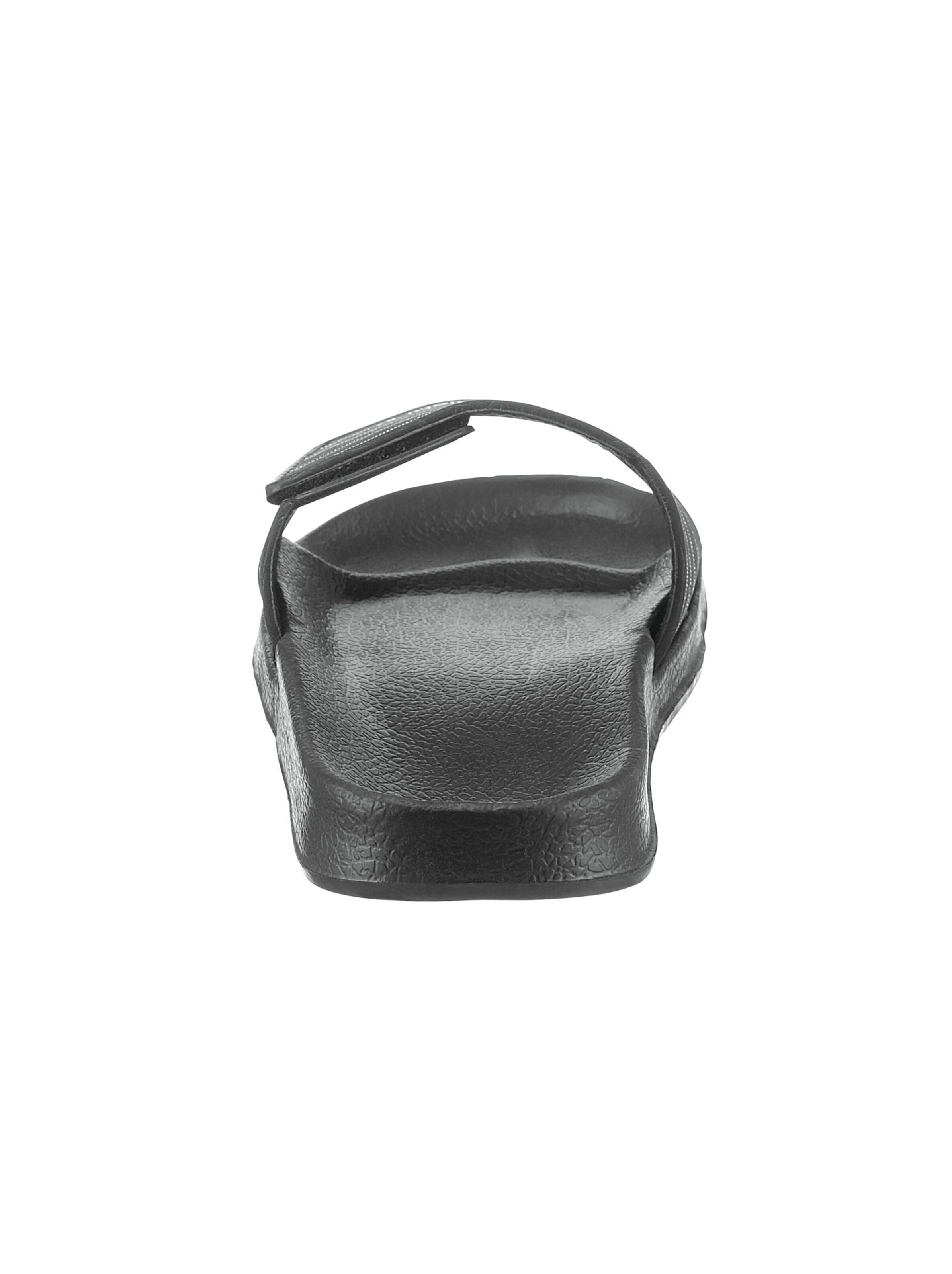 Badepantolette - schwarz