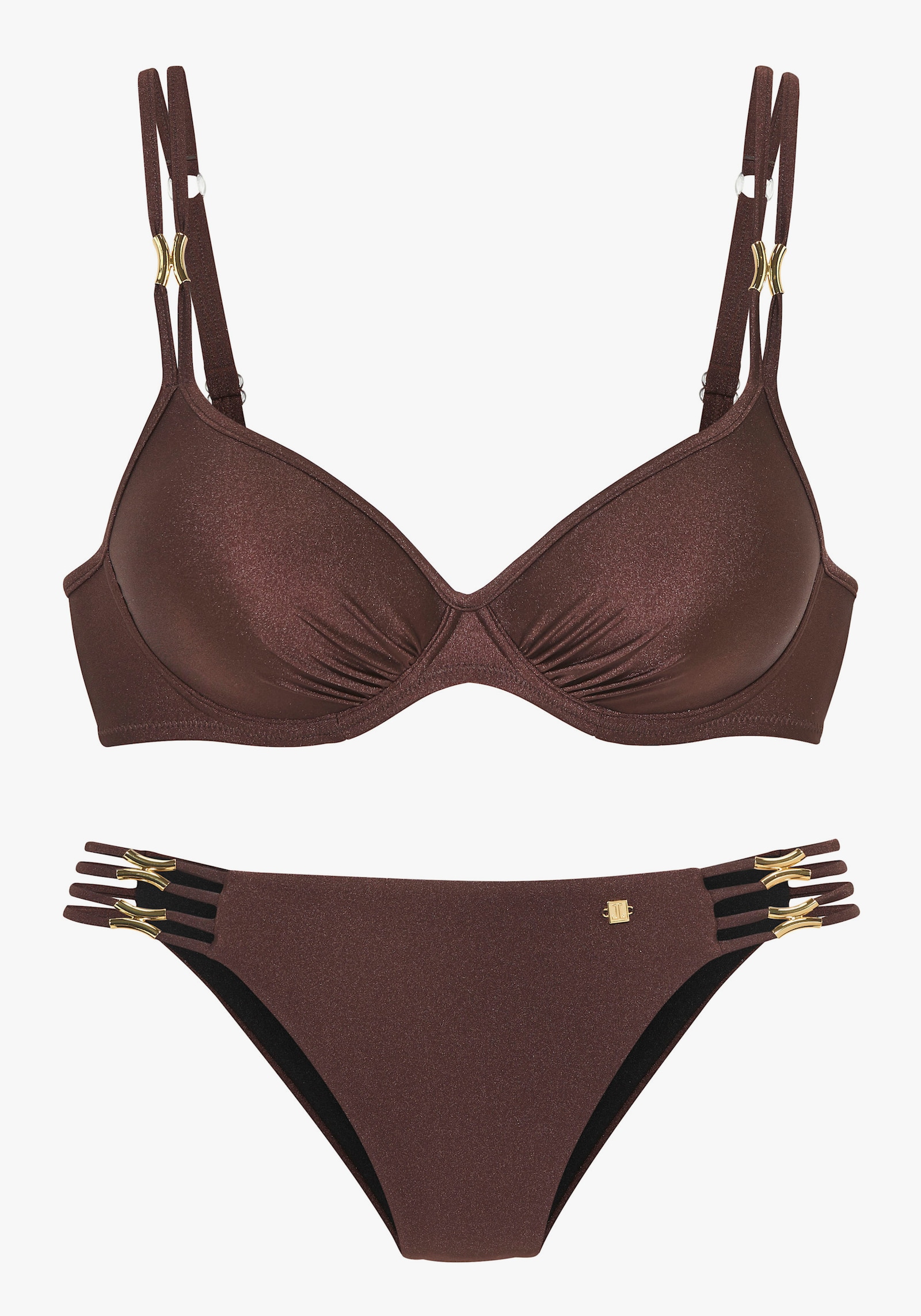 JETTE Bügel-Bikini - coffee