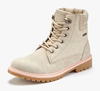 LASCANA Bottines d'hiver - beige/rose