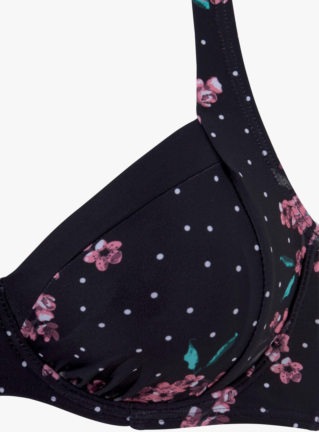 LASCANA Beugelbikini - zwart geprint