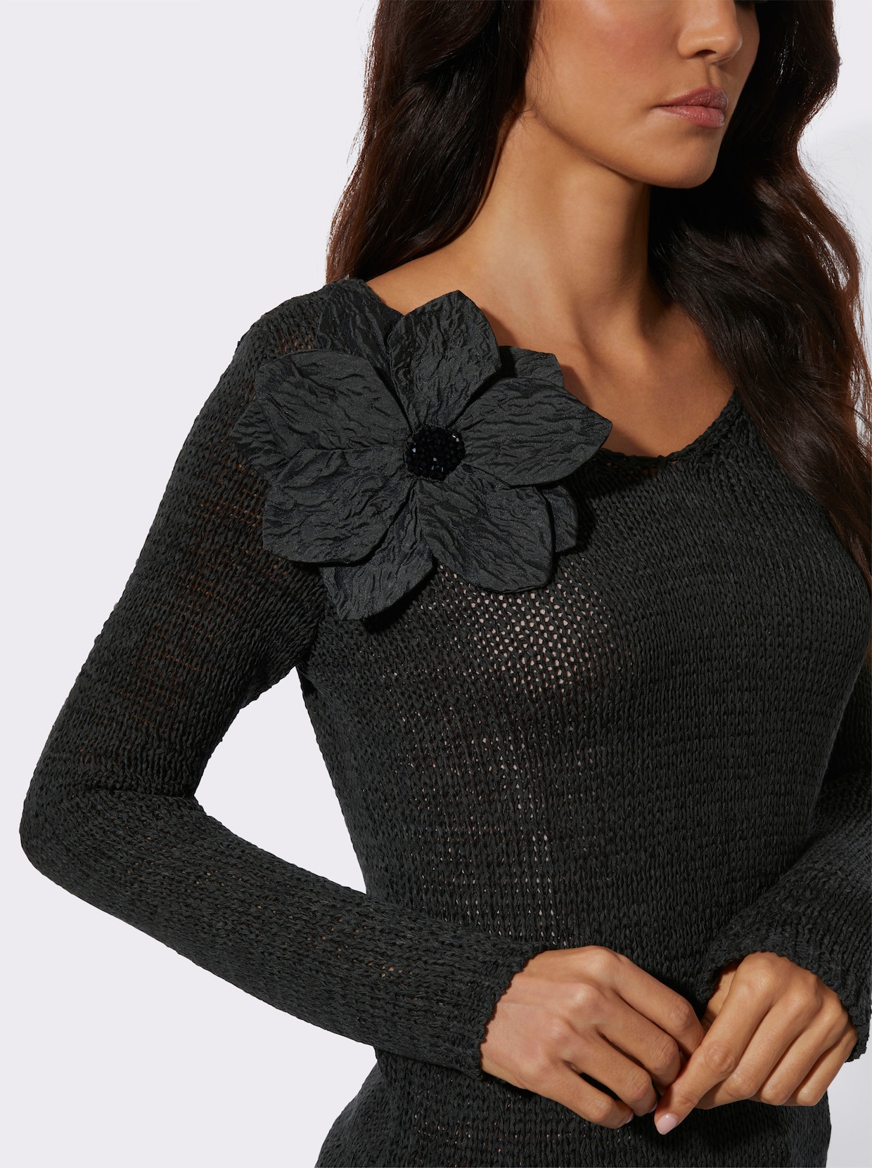 Ajourpullover - graphit