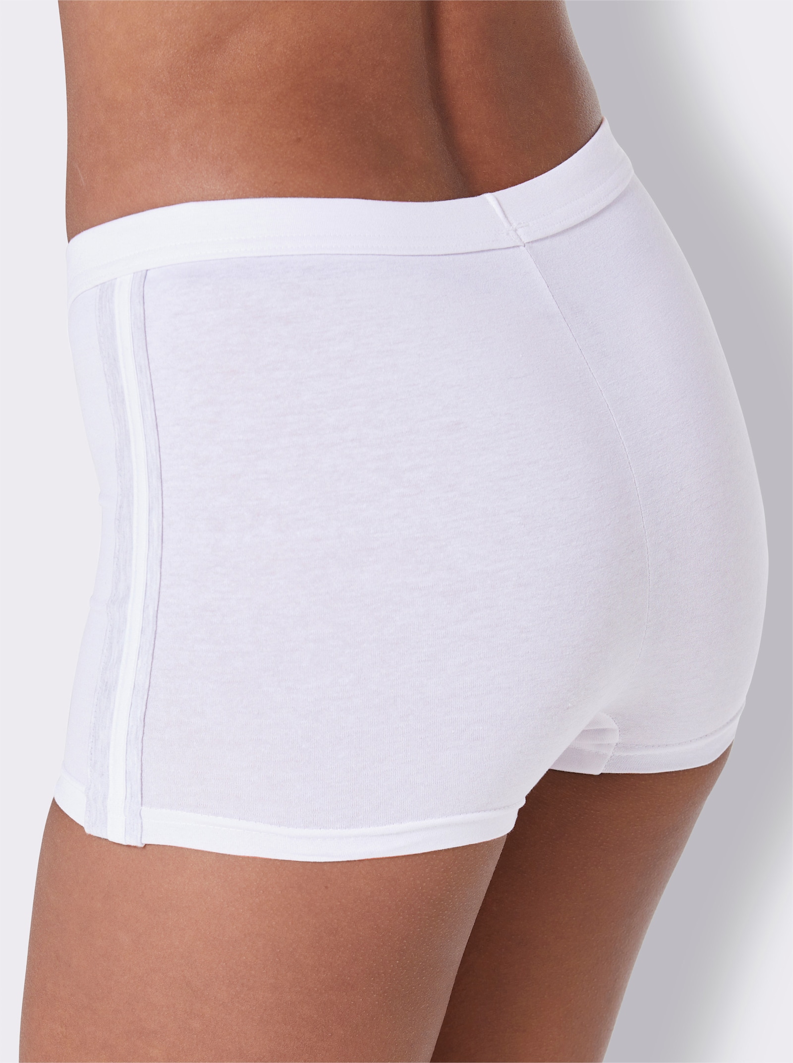 wäschepur Longpanty im Vorteilspack - weiss