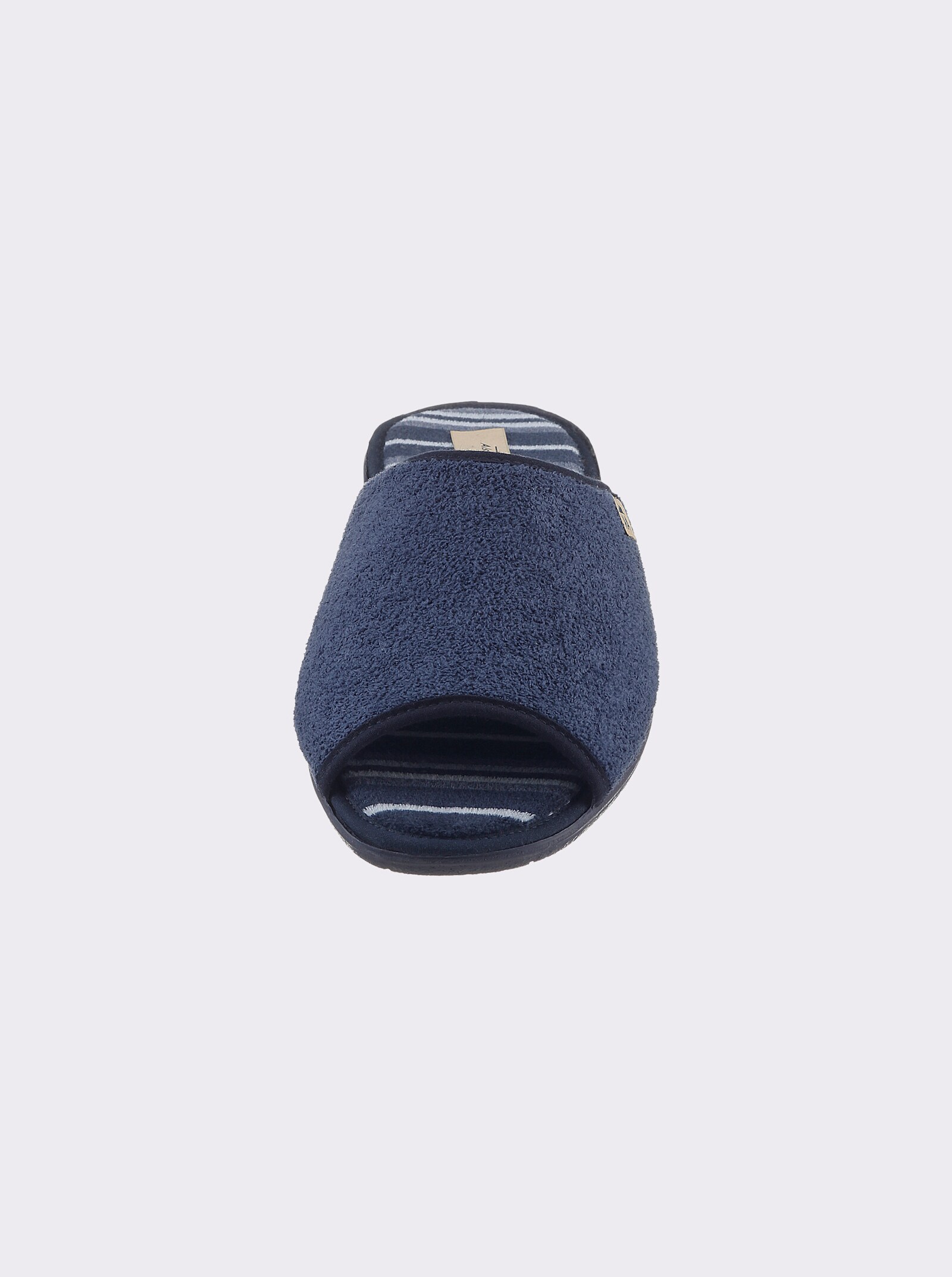 Pantoffel in Textil-Qualität - marine